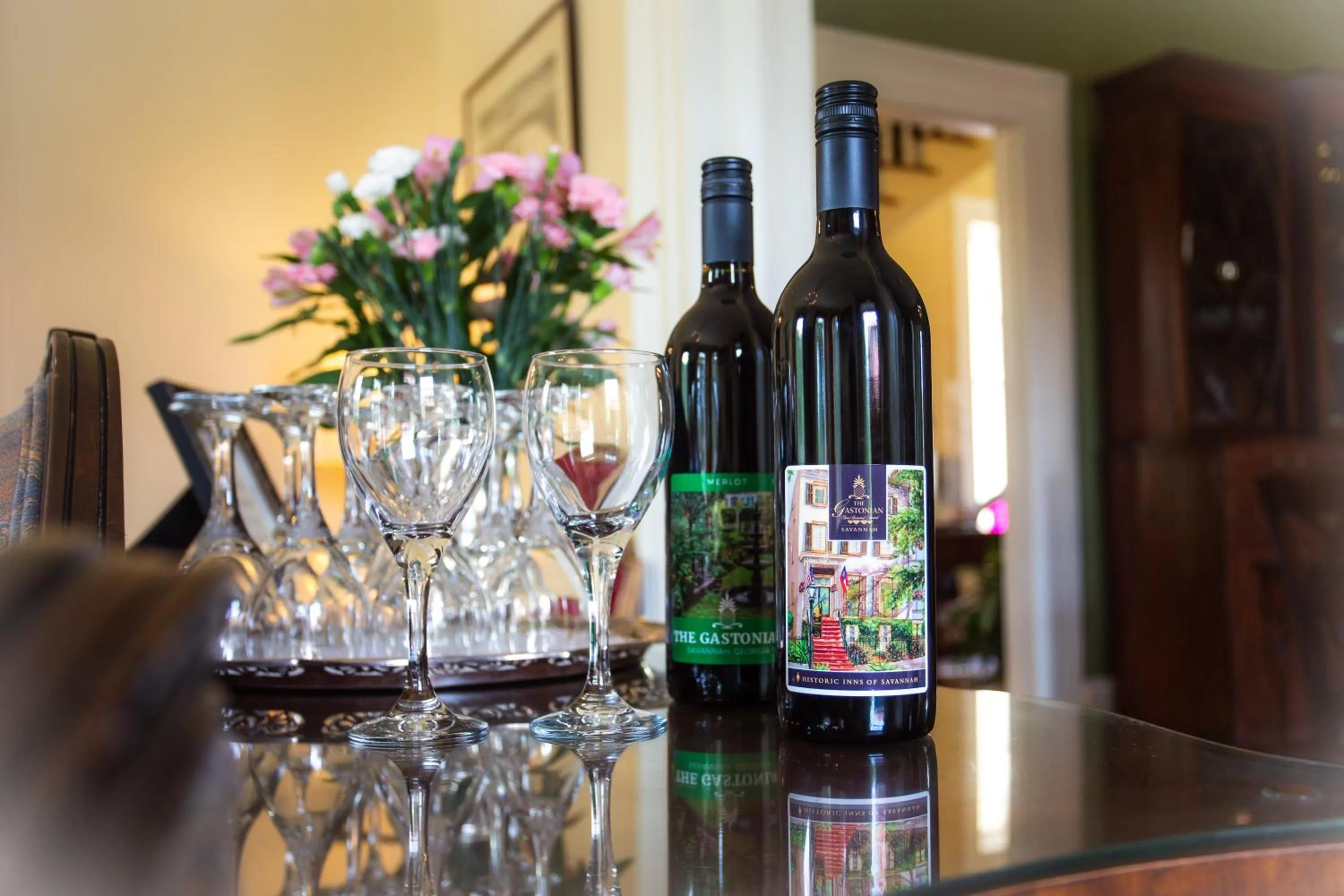 Alcoholic drinks in The Gastonian, Historic Inns of Savannah Collection