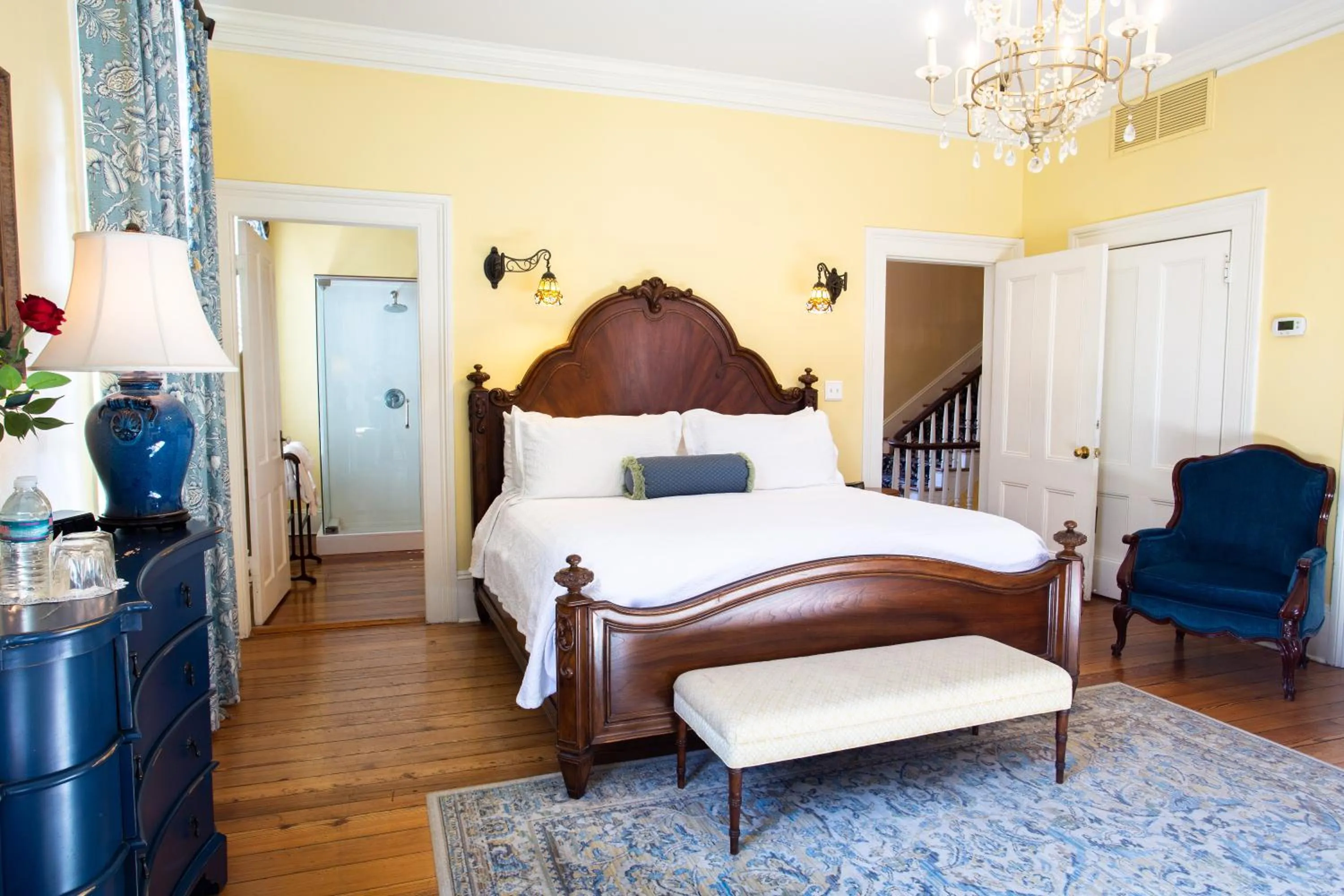 Bed in The Gastonian, Historic Inns of Savannah Collection