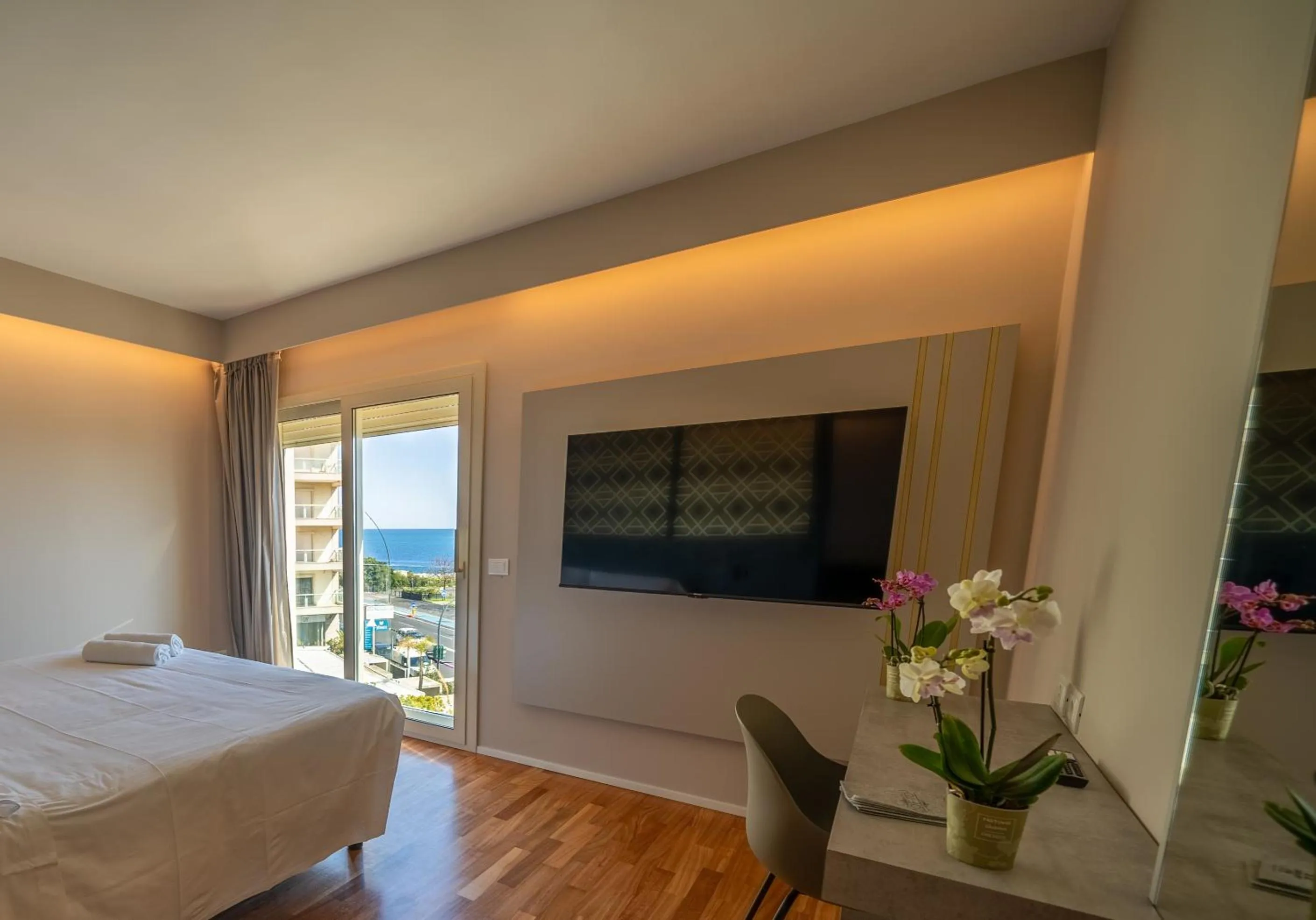 Bed in Plaza Hotel Catania