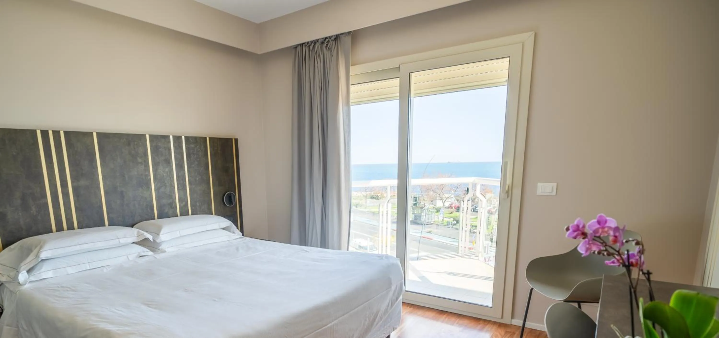 Bed in Plaza Hotel Catania