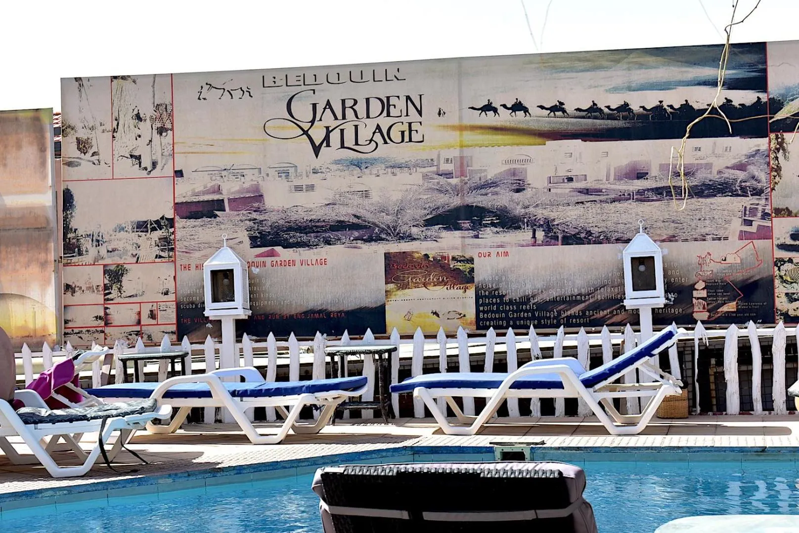 Swimming pool in Bedouin Garden Village, hotel Dive