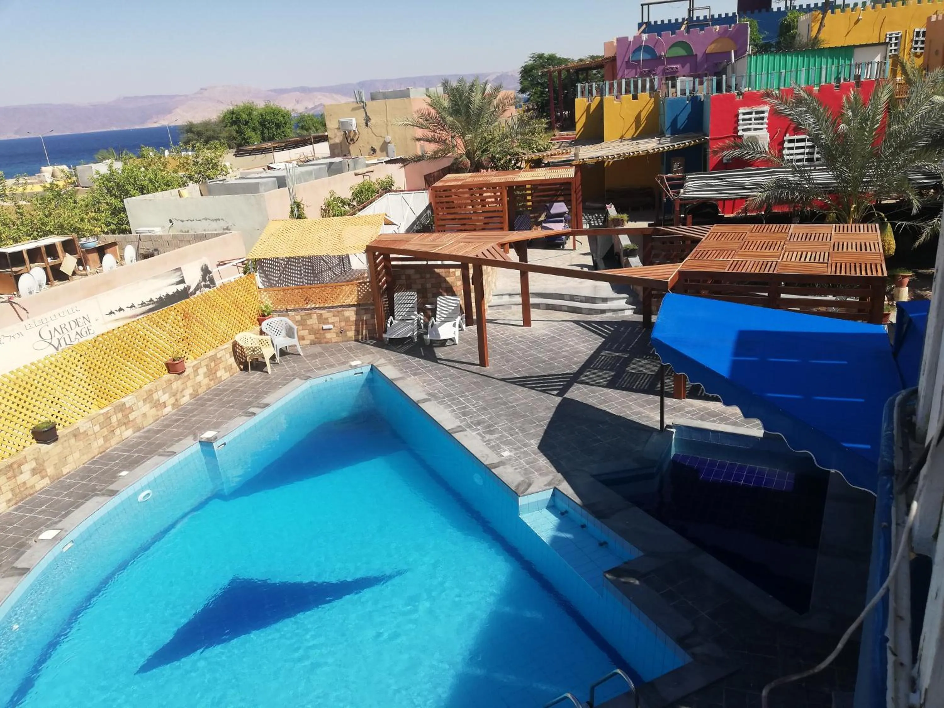 Pool view in Bedouin Garden Village, hotel Dive
