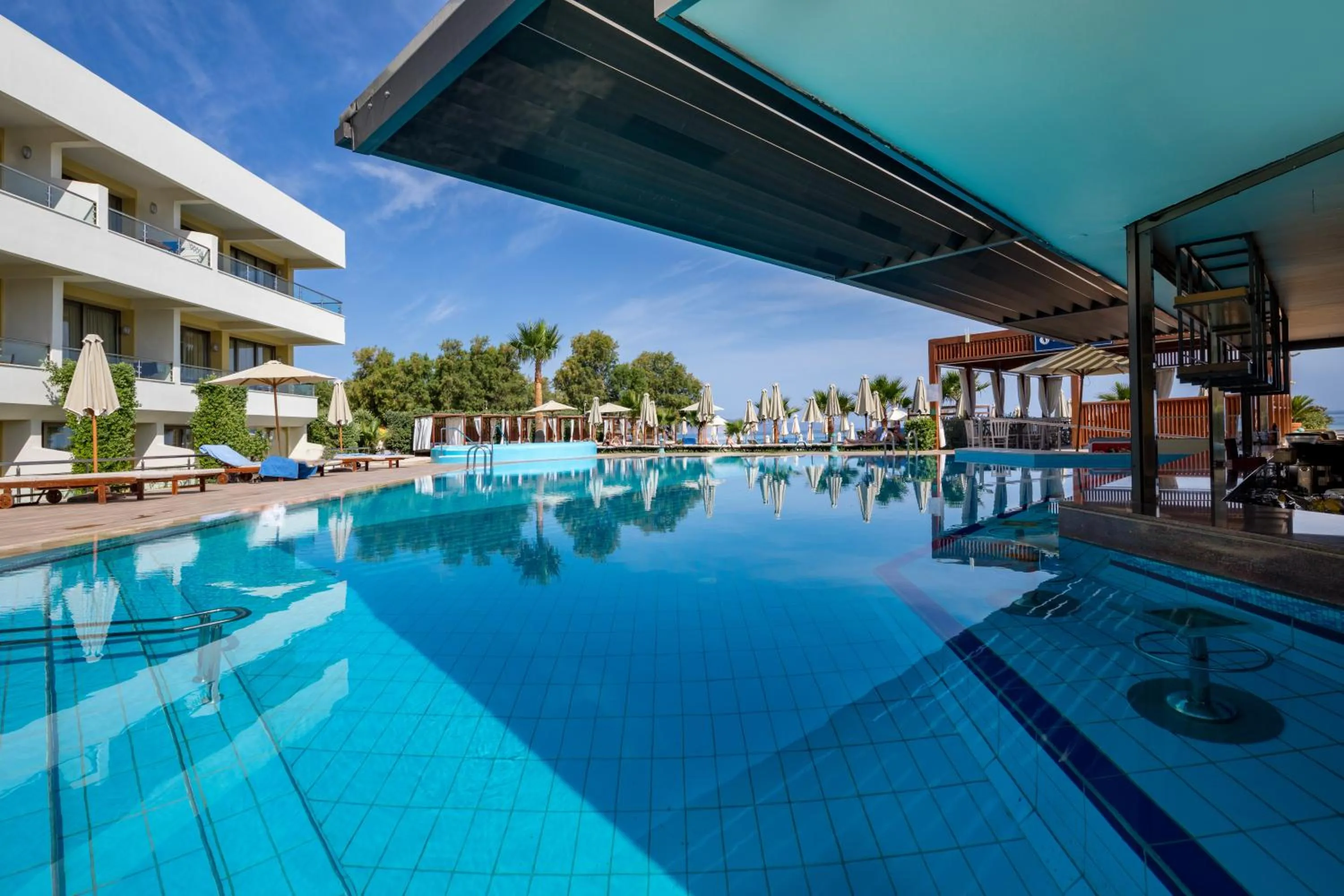 Swimming pool in Thalassa Beach Resort & Spa (Adults Only)