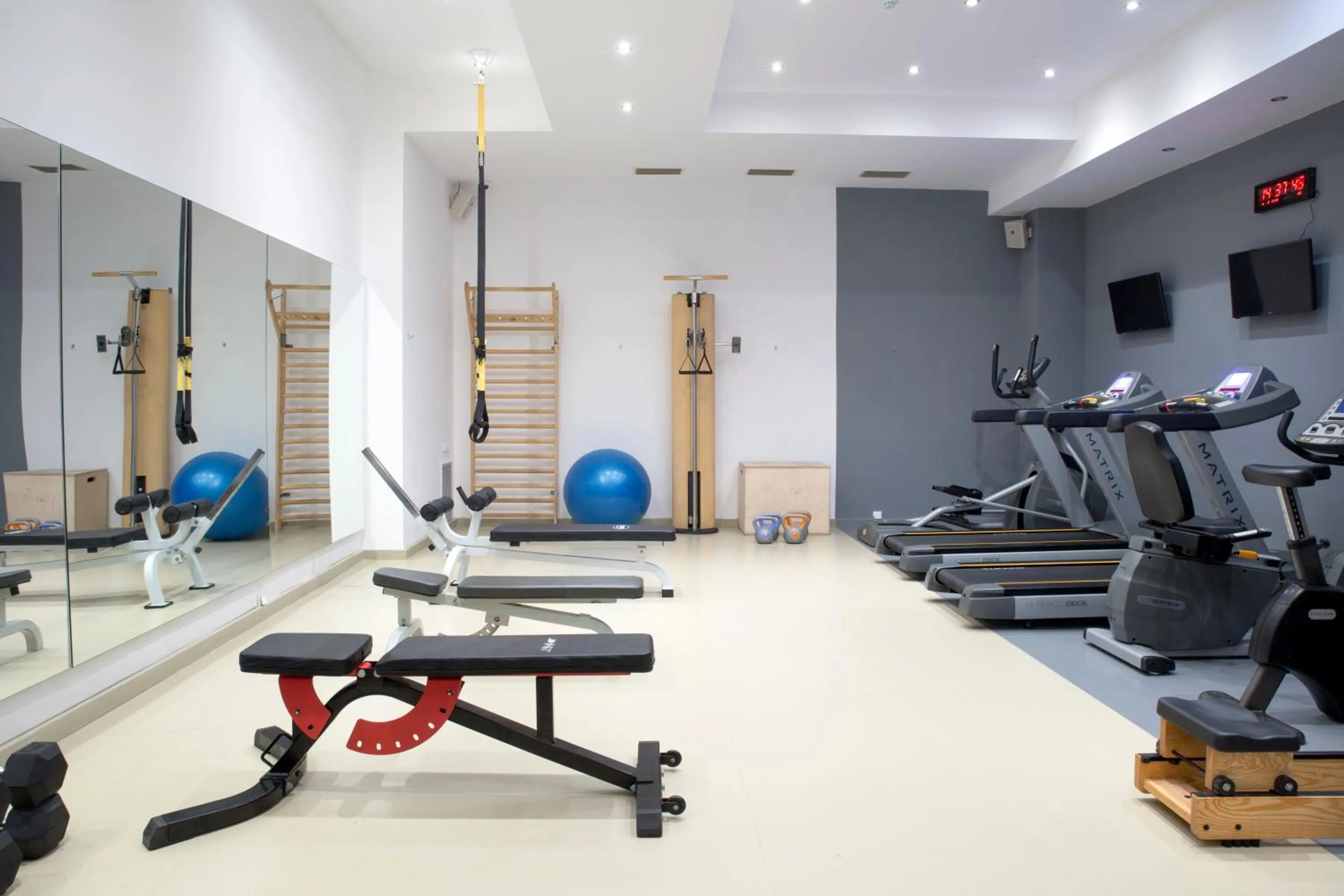 Fitness centre/facilities in Thalassa Beach Resort & Spa (Adults Only)