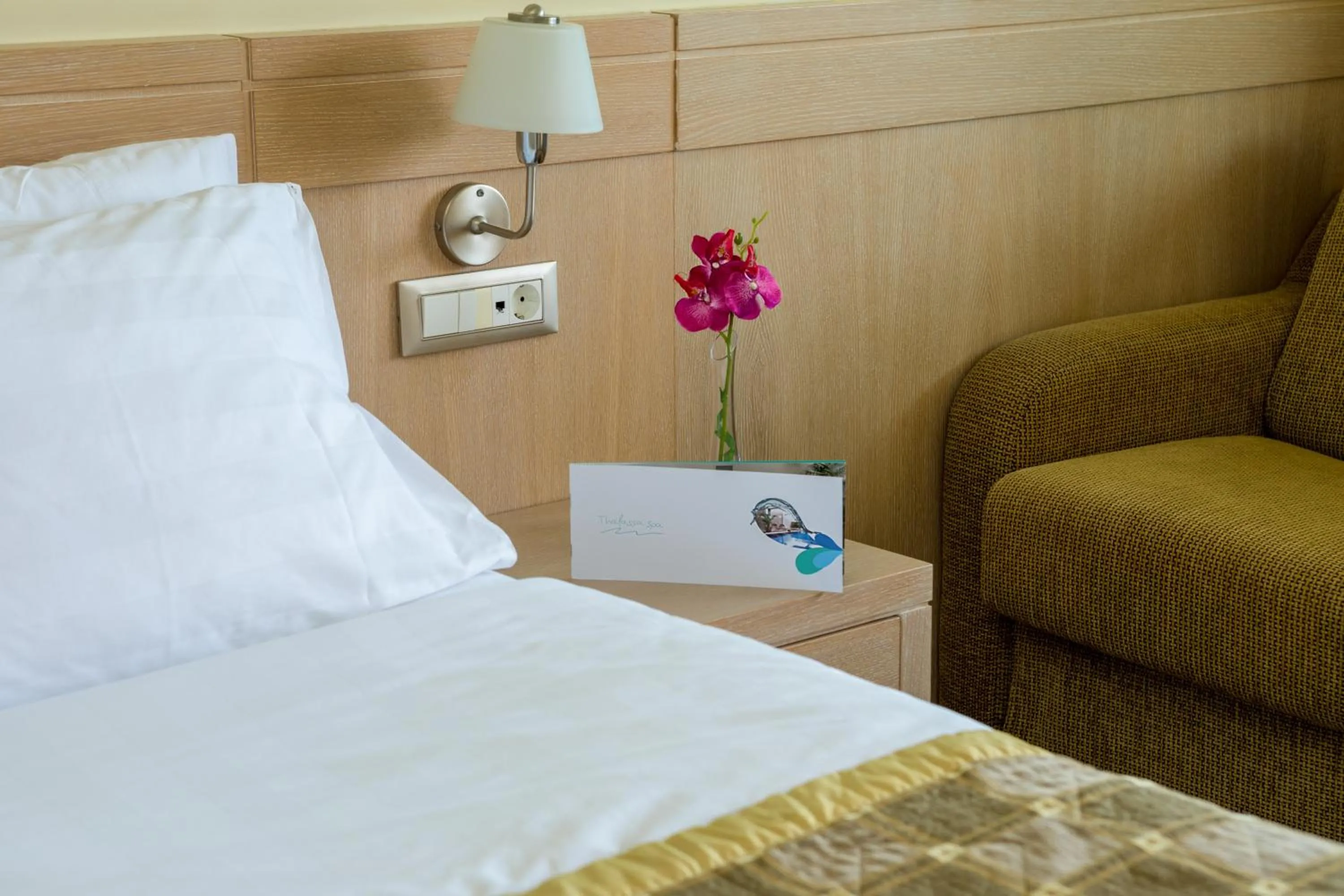 Bed in Thalassa Beach Resort & Spa (Adults Only)