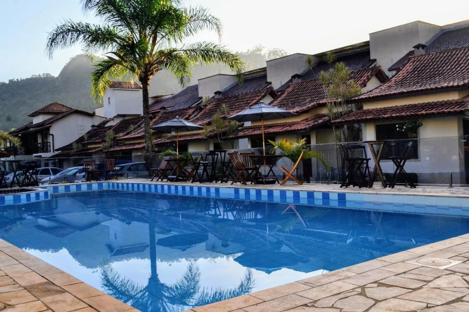 Pool view in Pousada do Sol