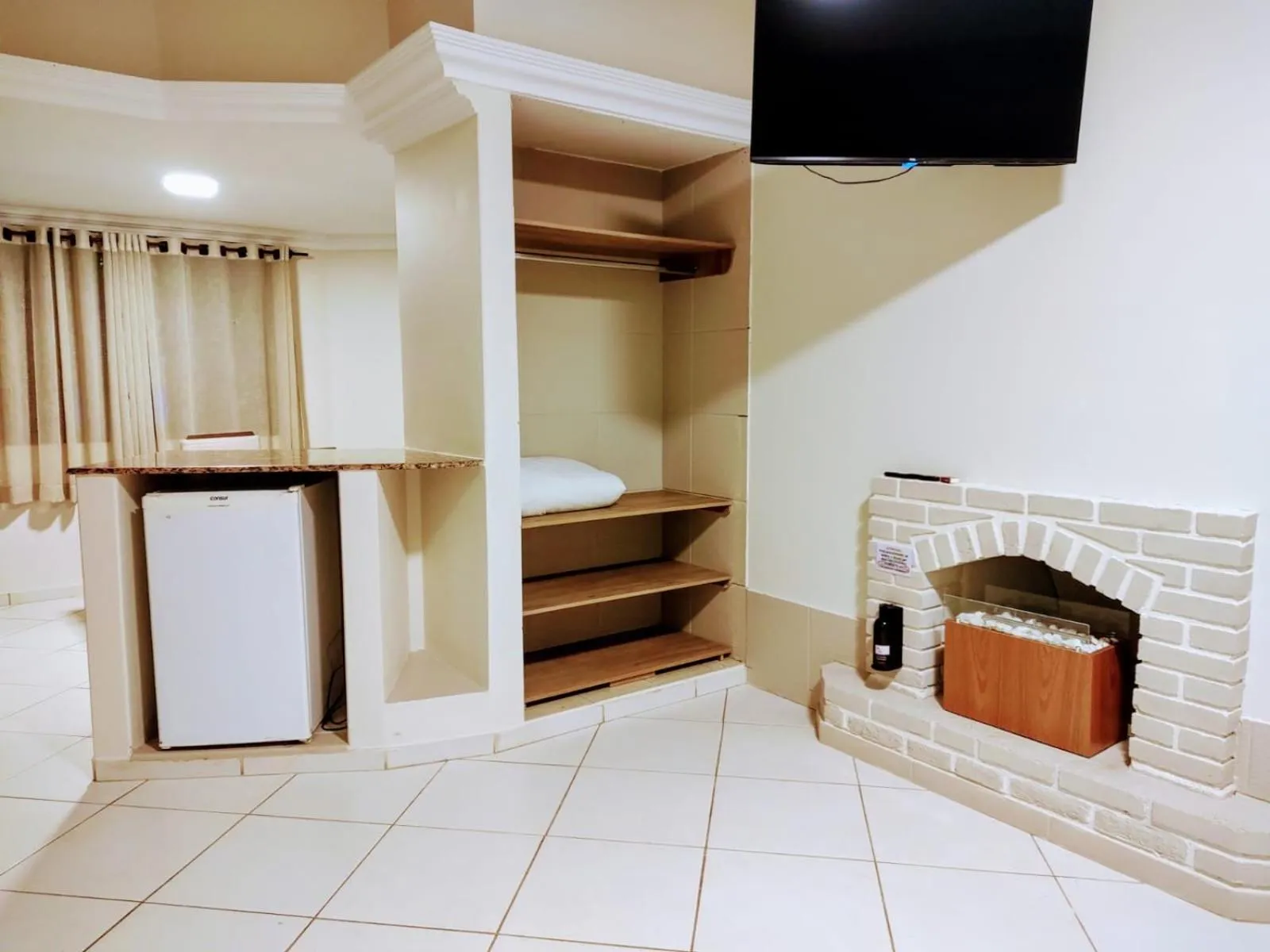 Bed in Pousada do Sol