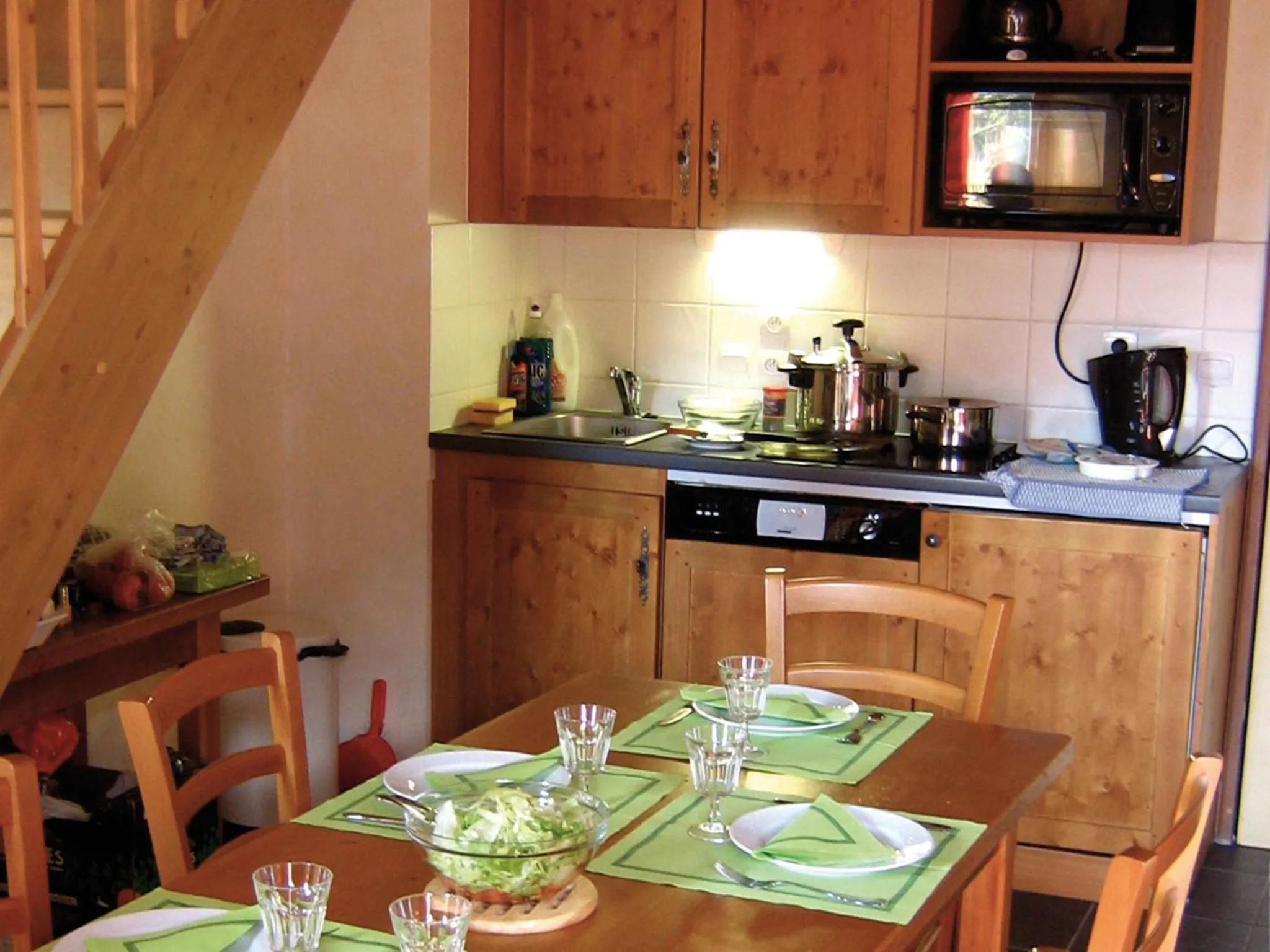 Kitchen or kitchenette in Lagrange Vacances Les Arolles