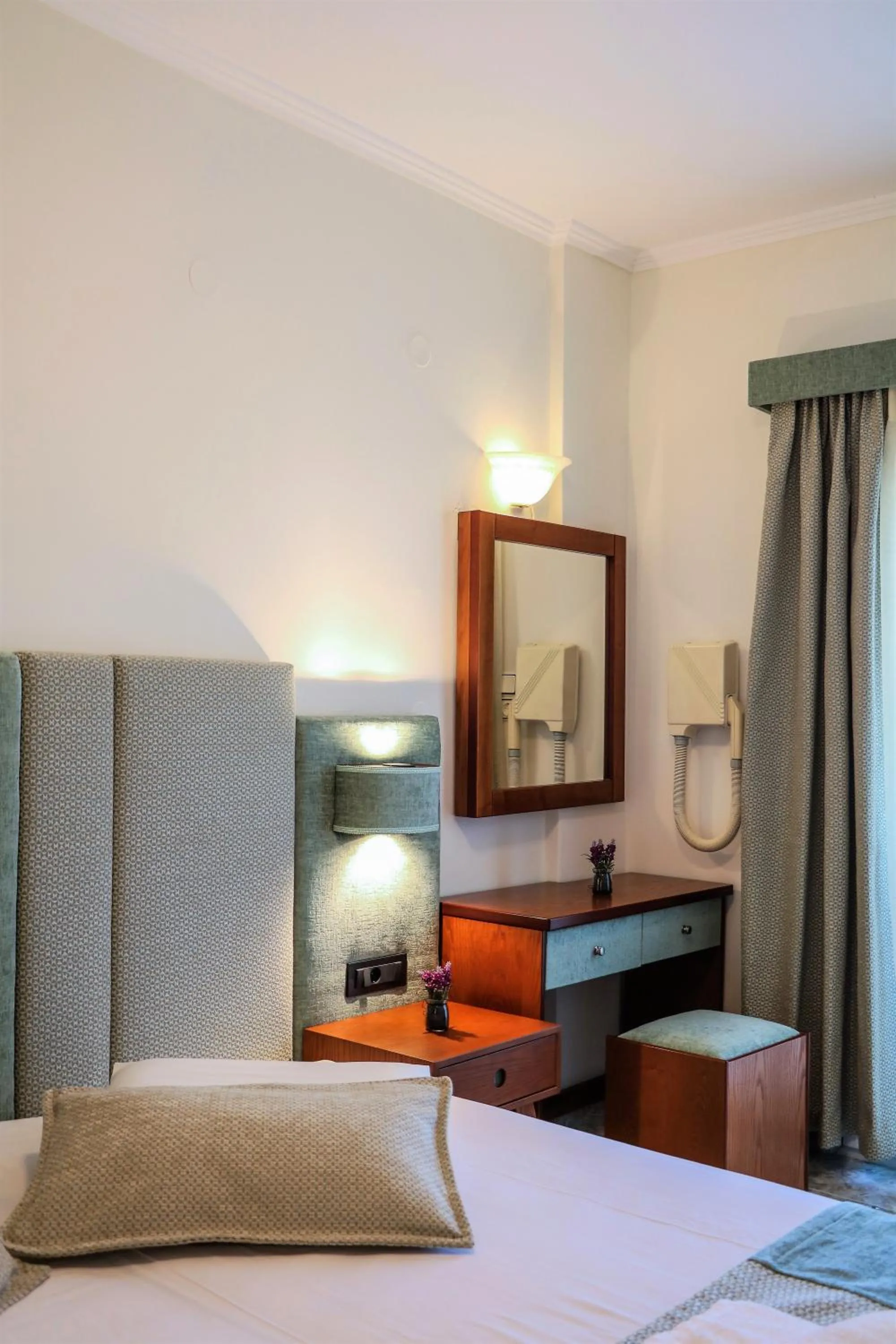 Bed in Hotel Dionysis Studios