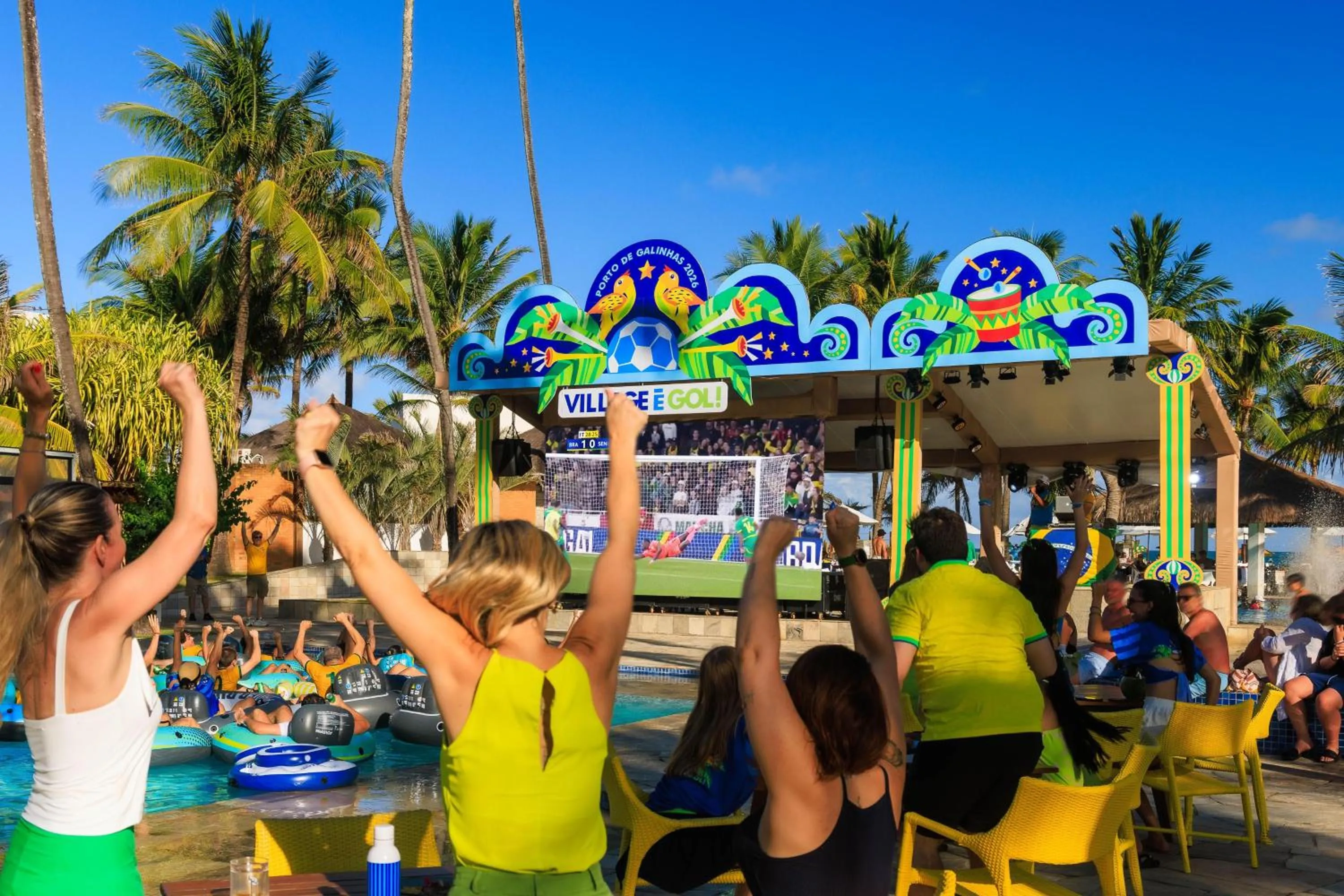 Swimming pool in Hotel Village Porto De Galinhas