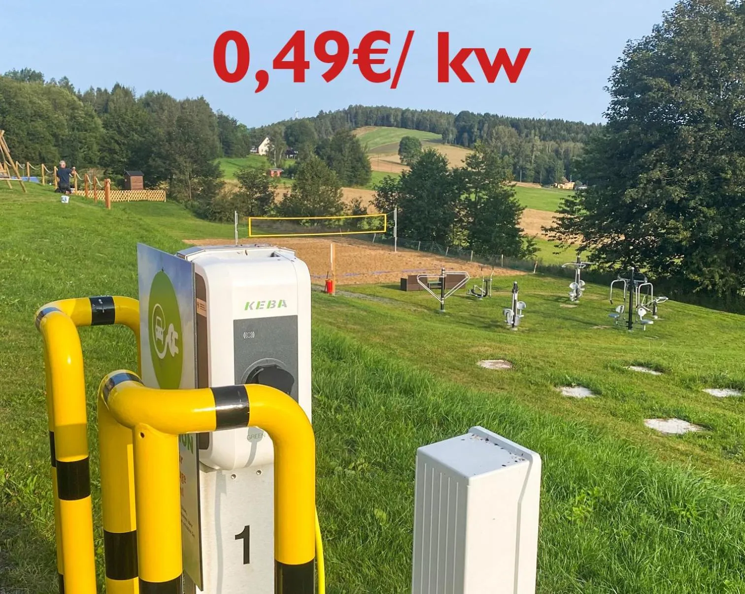 Parking in Panorama Berghotel Wettiner Höhe