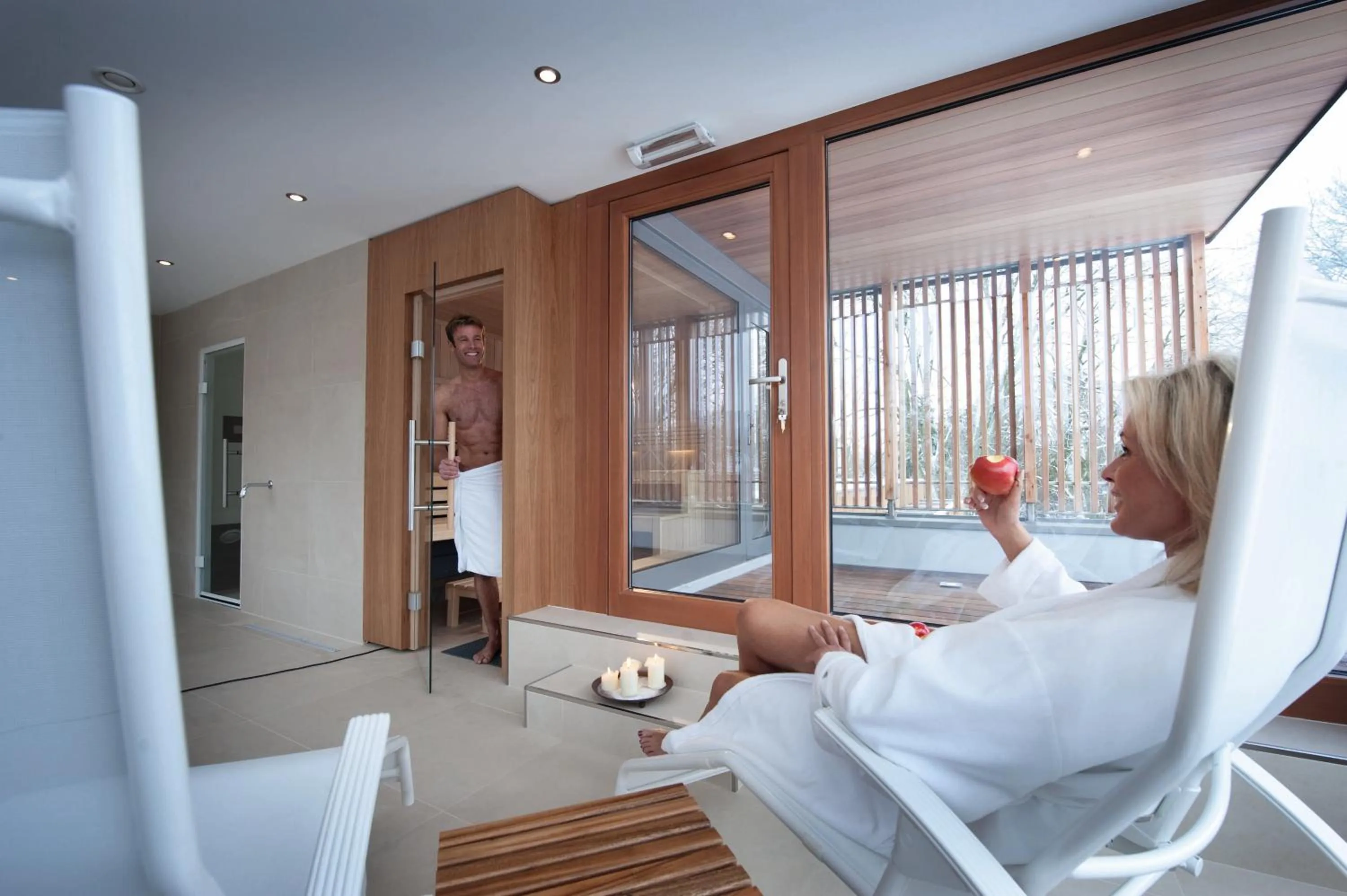 Spa and wellness centre/facilities in Romantik Hotel le Val d'Amblève