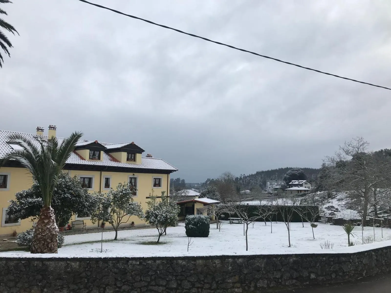 Winter in Casa de Aldea El Frade