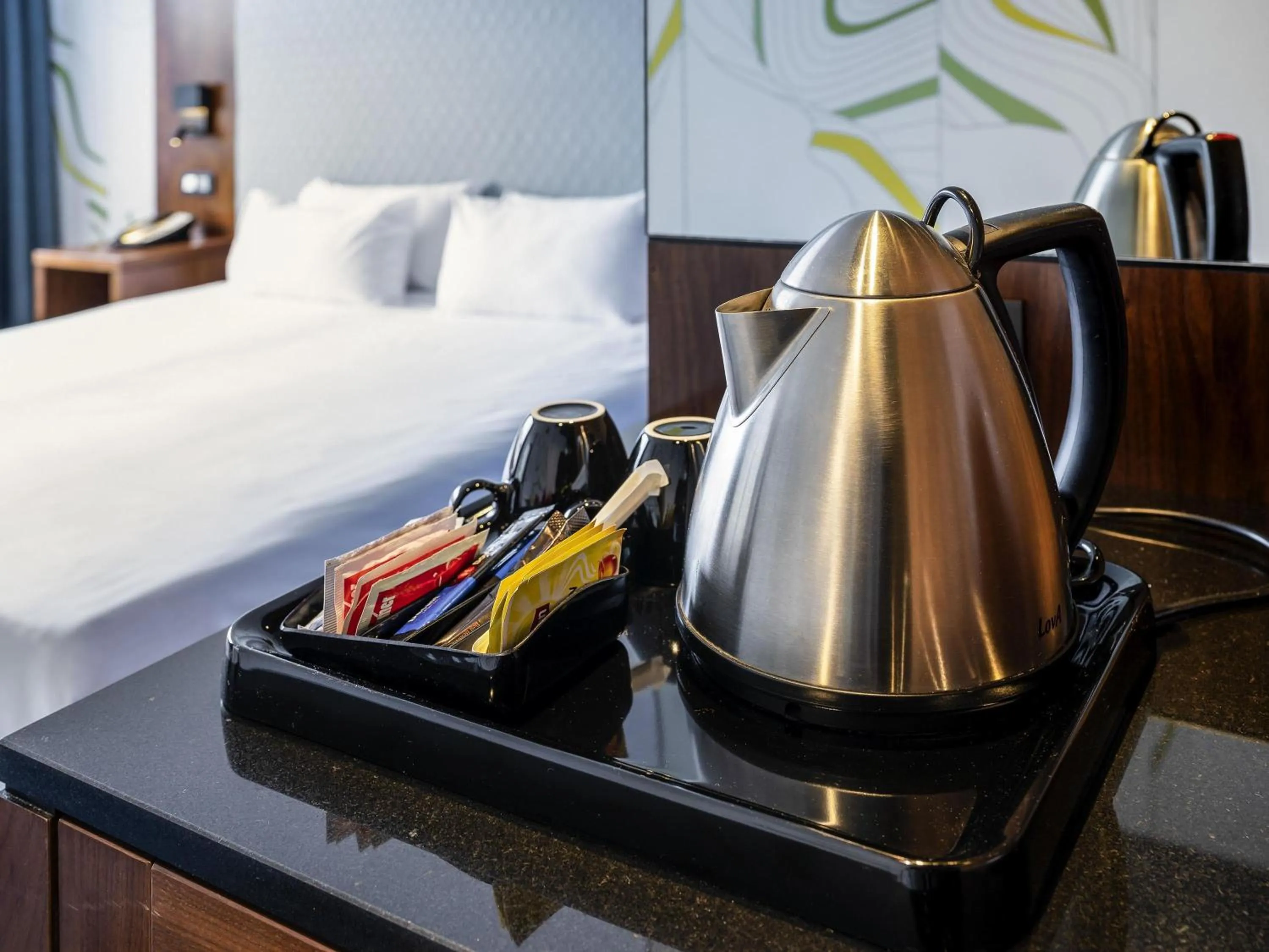 Bedroom, Bed in Maek Hotel Antwerp Central - Handwritten Collection by Accor