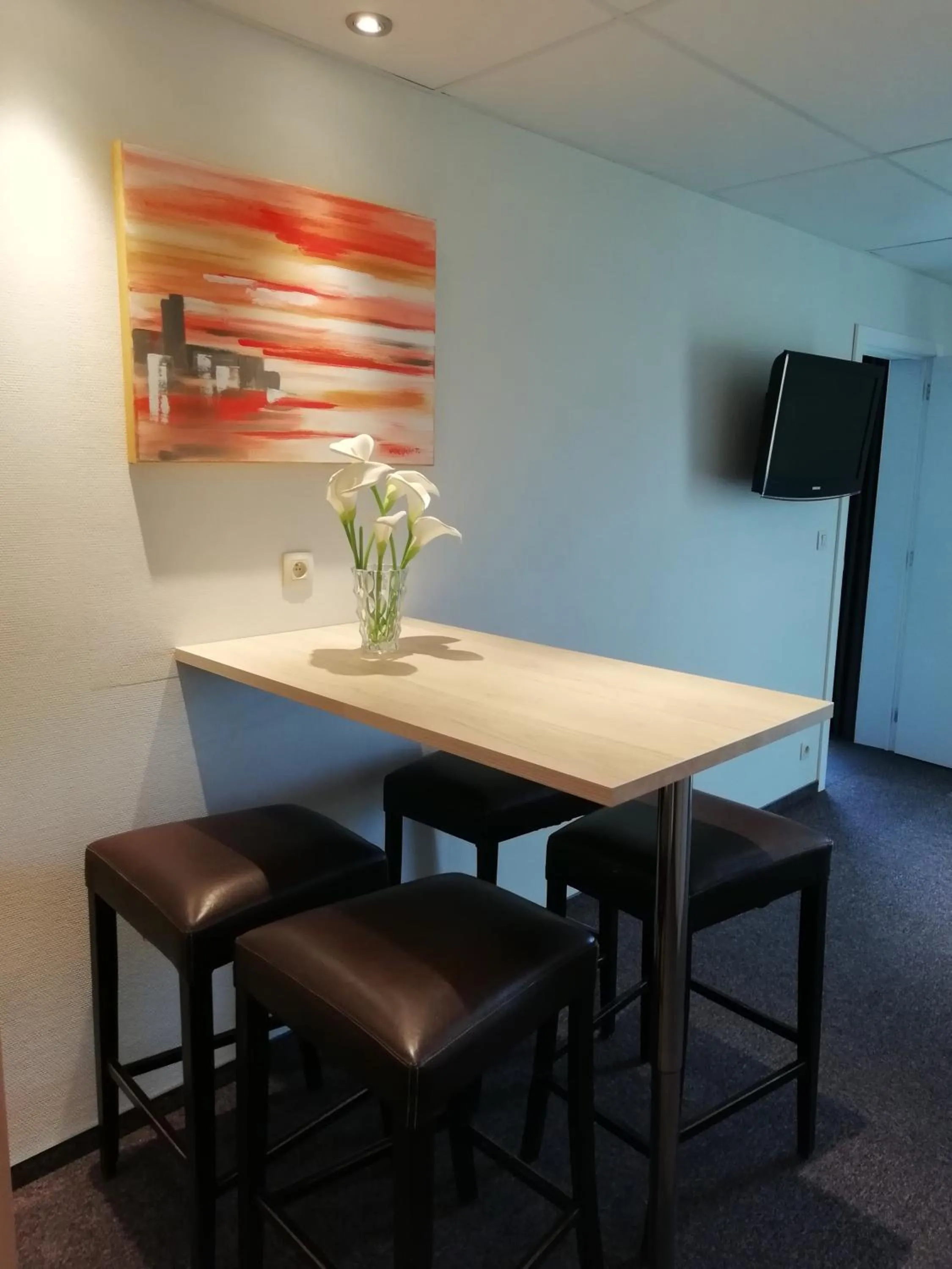 Kitchen or kitchenette in Hotel-Restaurant Horizon Ath-Lessines