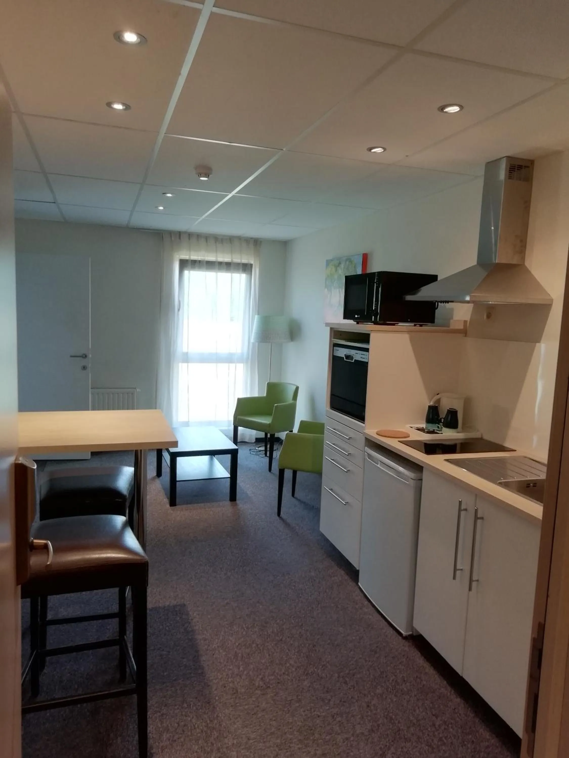 Kitchen or kitchenette in Hotel-Restaurant Horizon Ath-Lessines