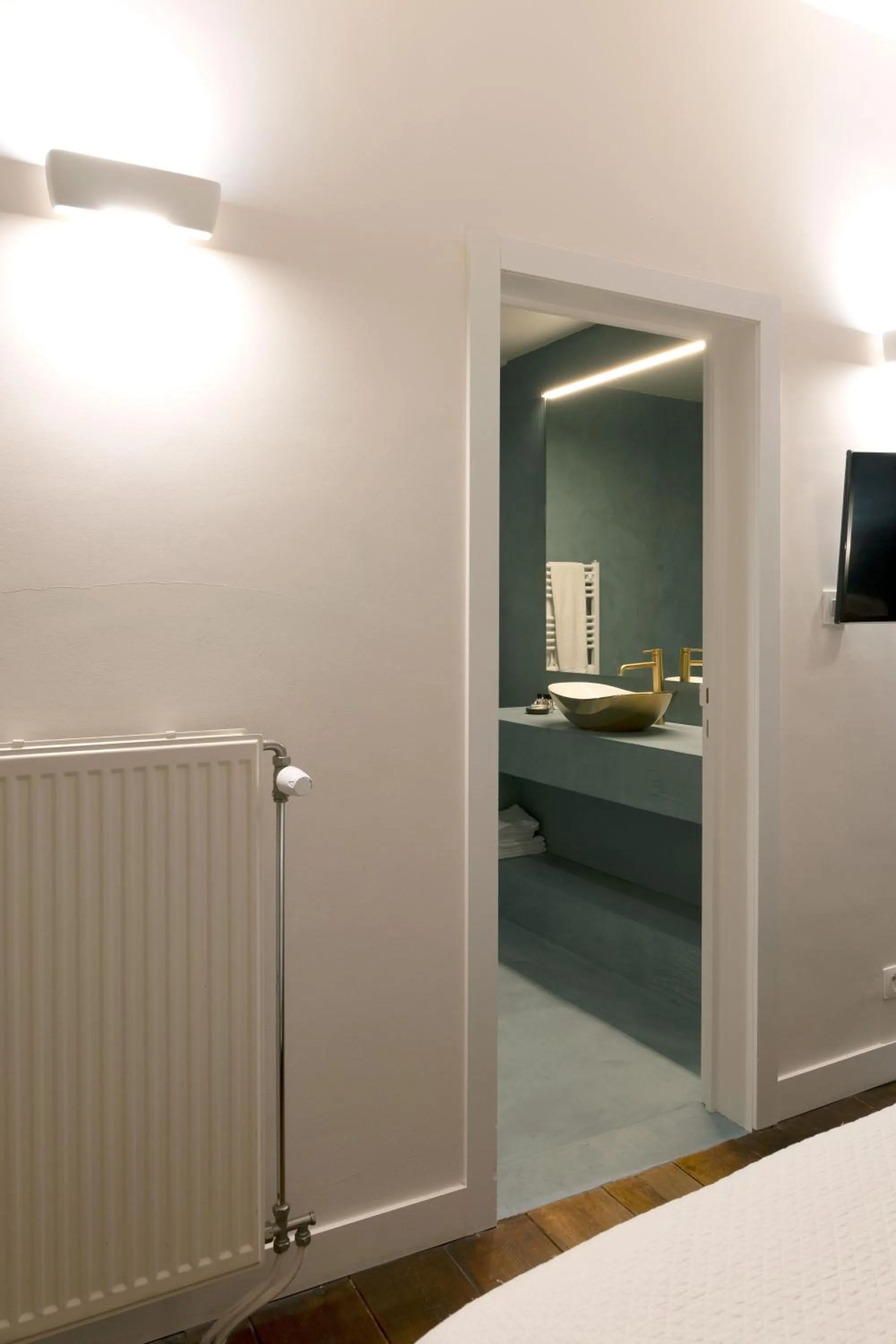 Bed in Hotel 'T Sandt