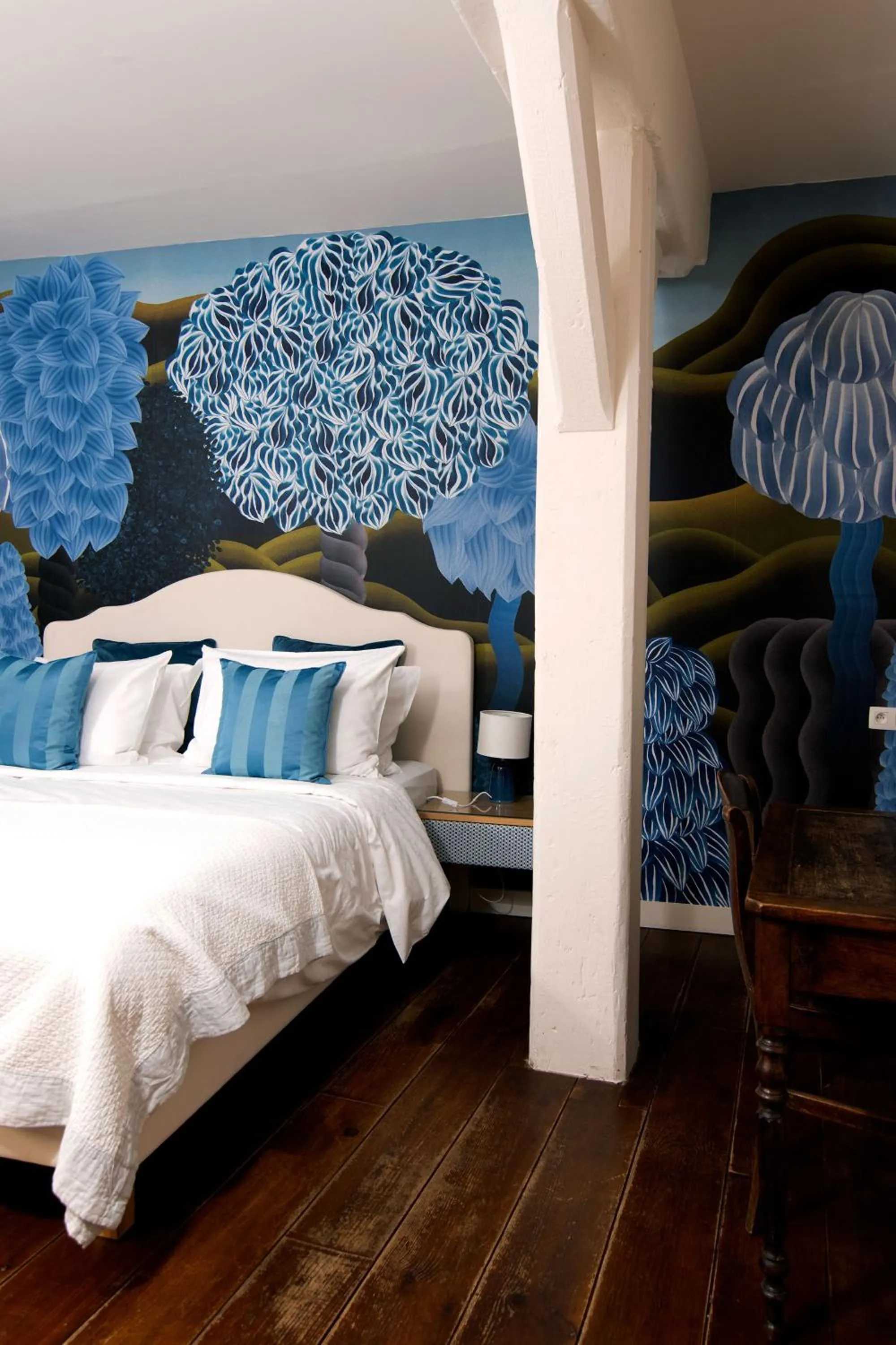 Bed in Hotel 'T Sandt