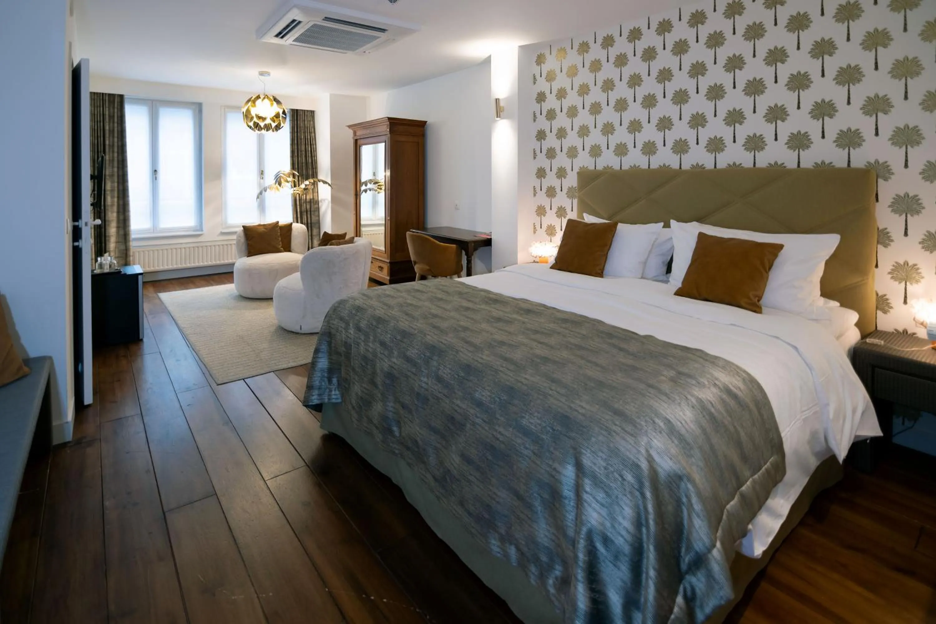 Bed in Hotel 'T Sandt