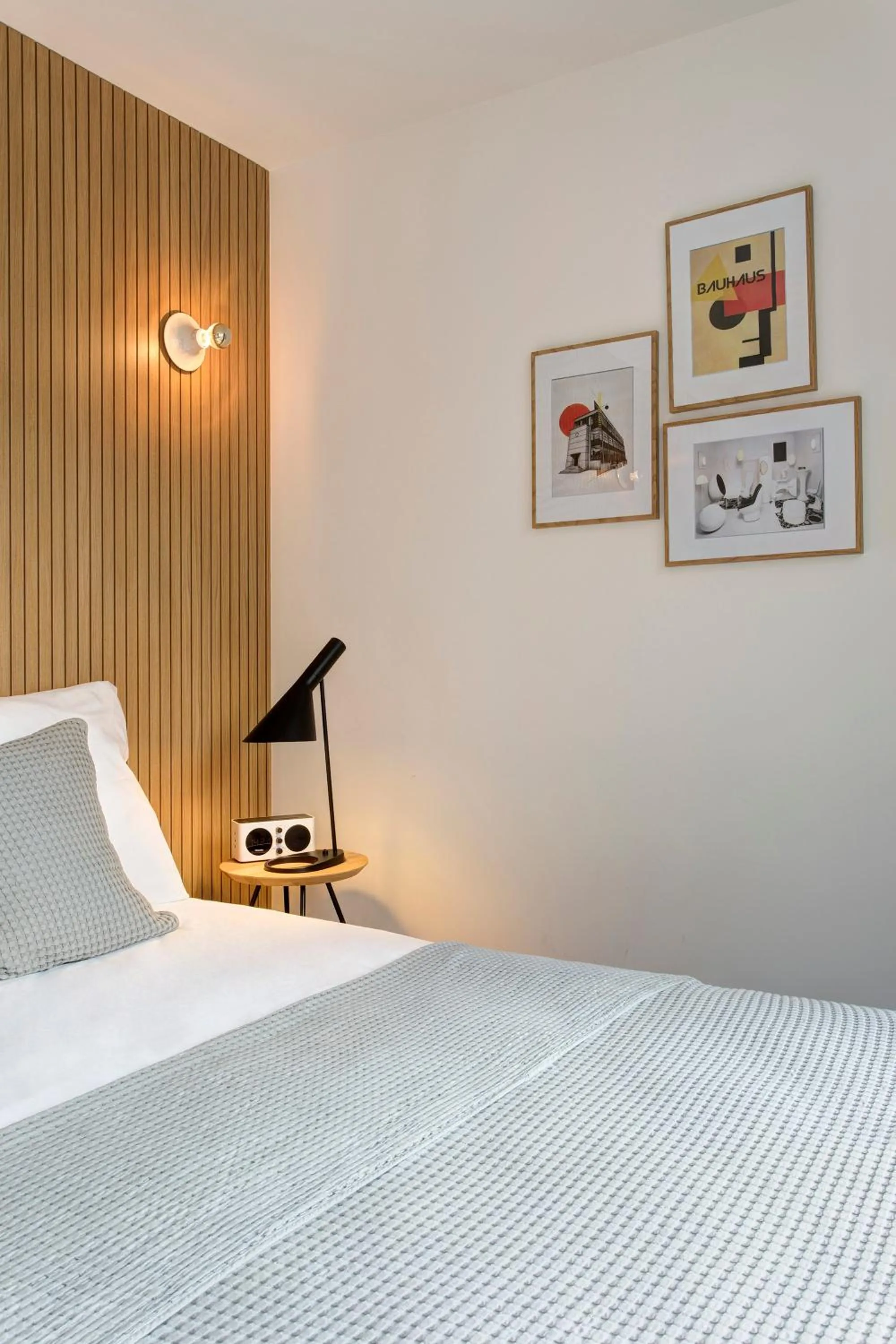 Decorative detail, Bed in Vintage Hotel Brussels