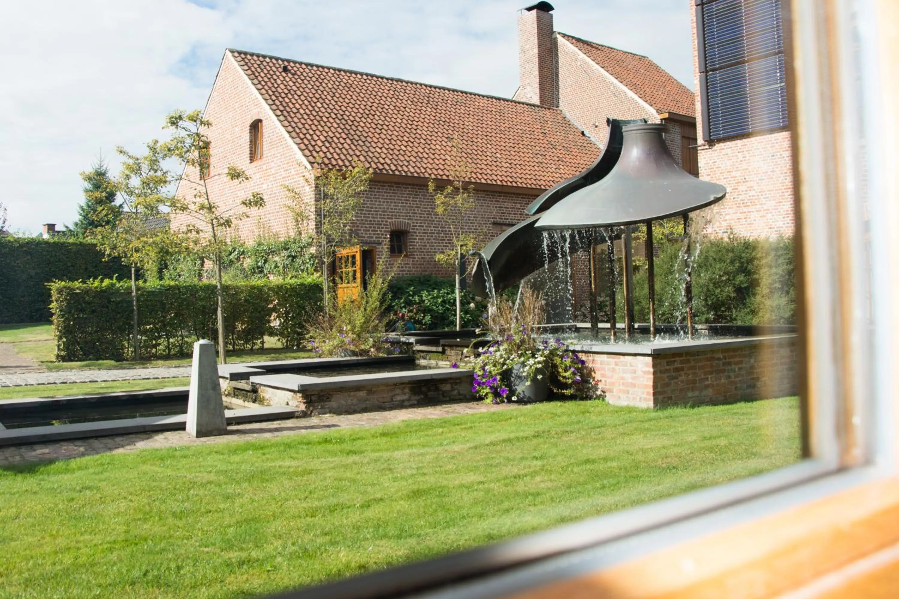 Decorative detail in Hostellerie De Biek