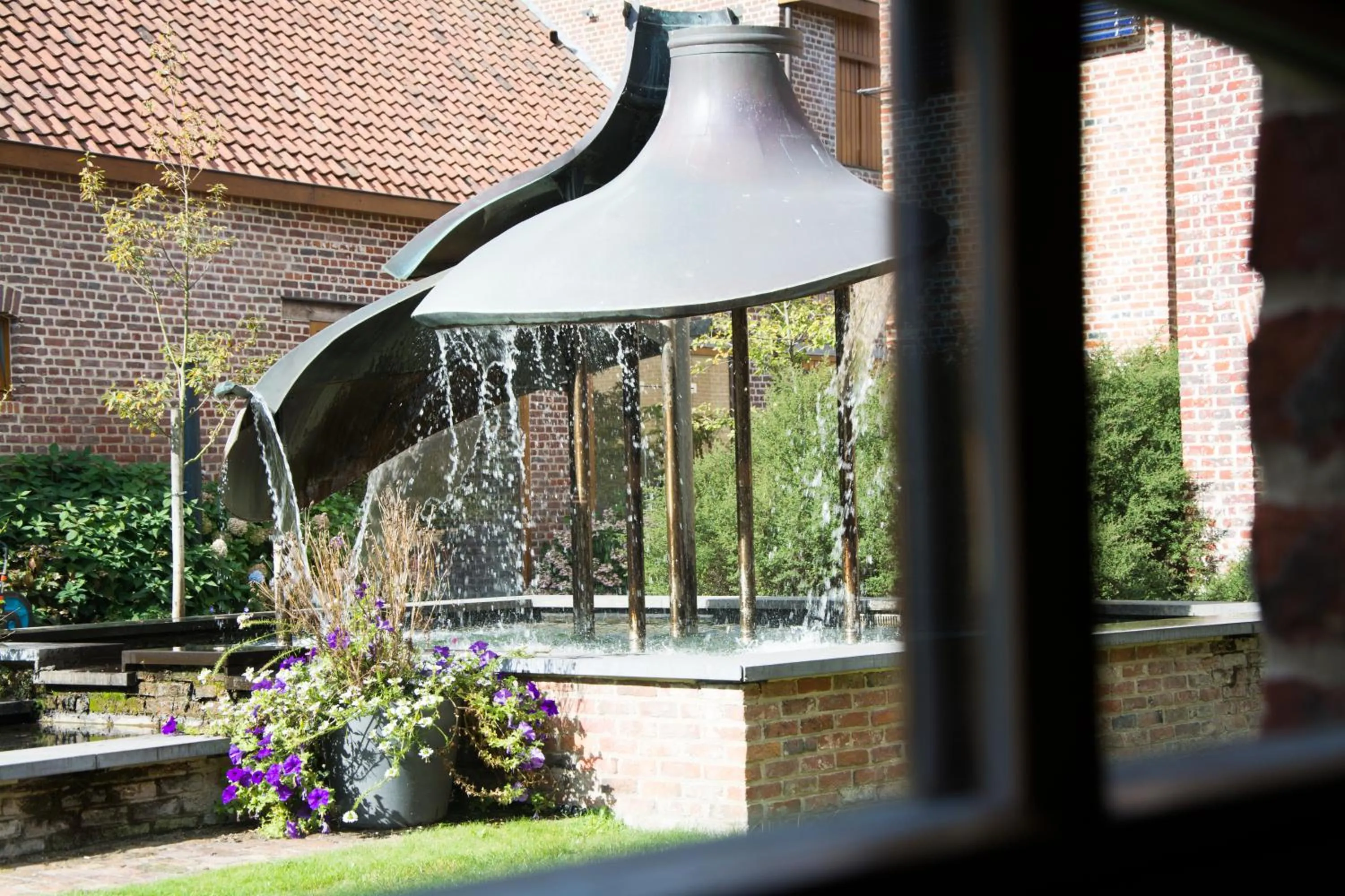 Decorative detail in Hostellerie De Biek