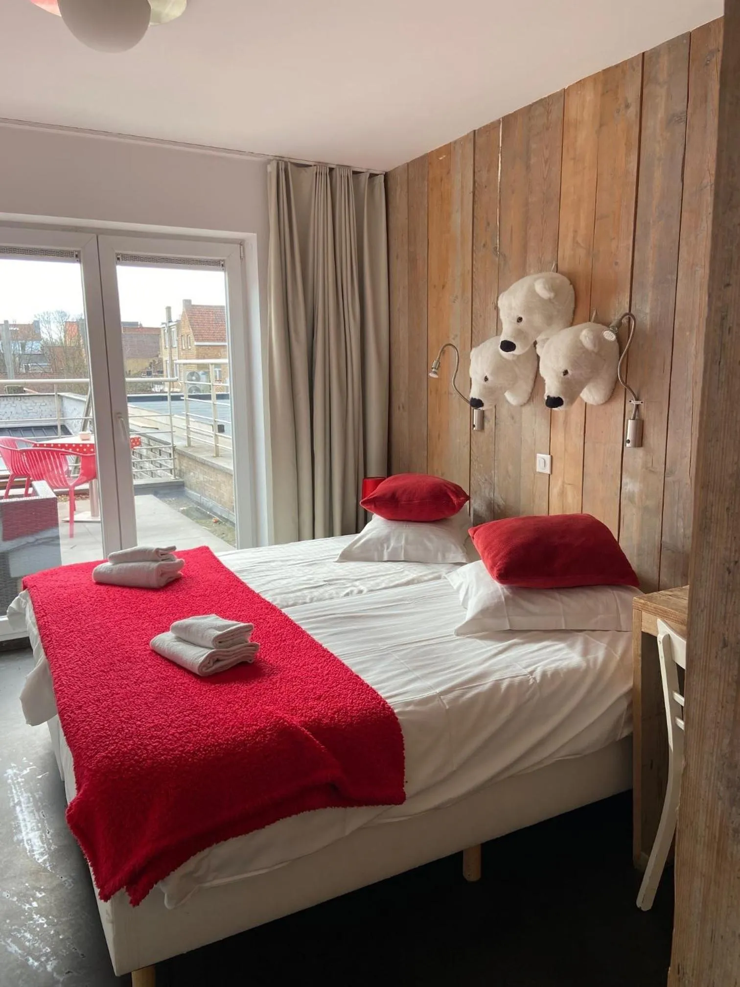 Bed in Hotel Aan Zee