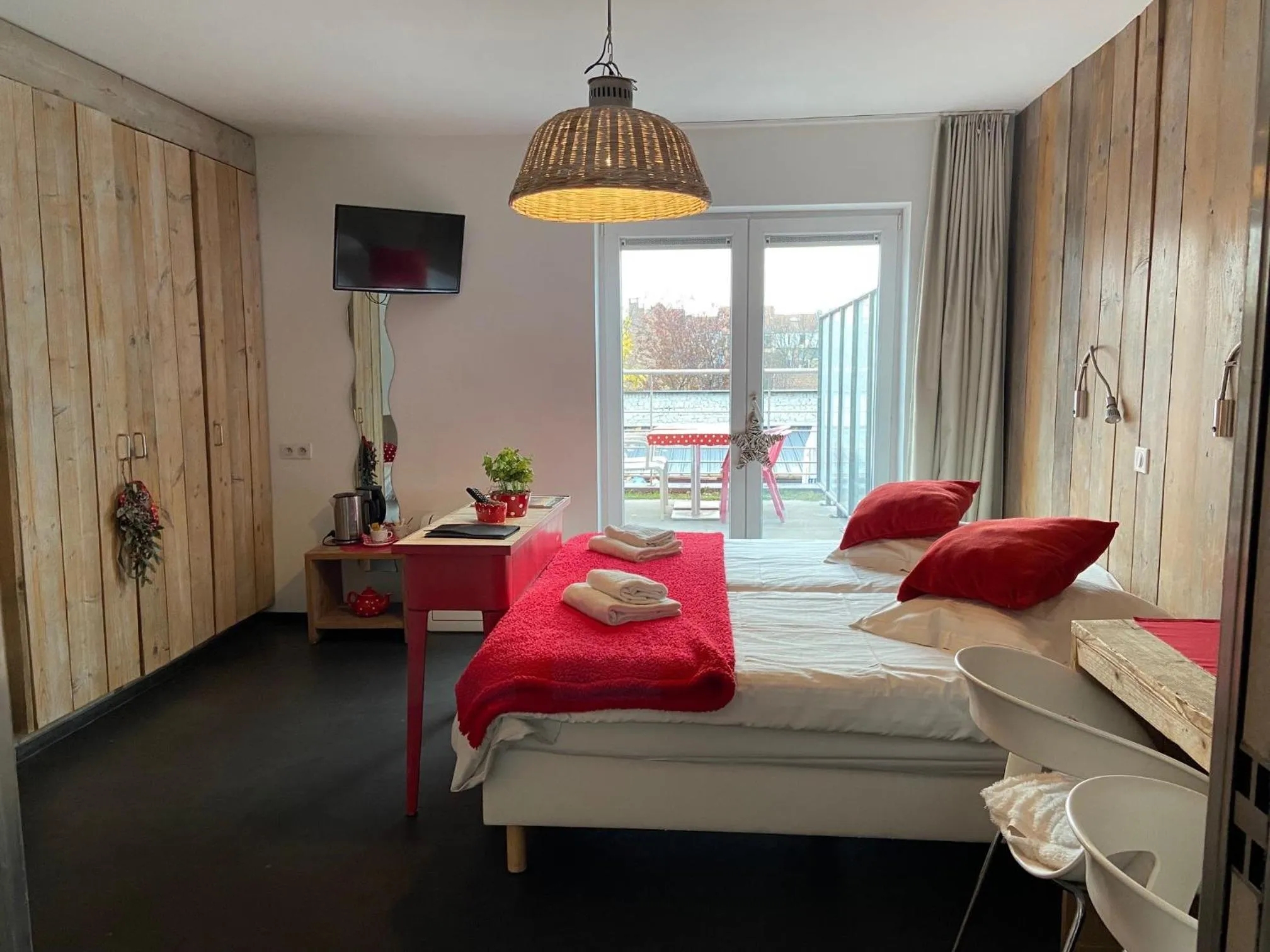 Bed in Hotel Aan Zee