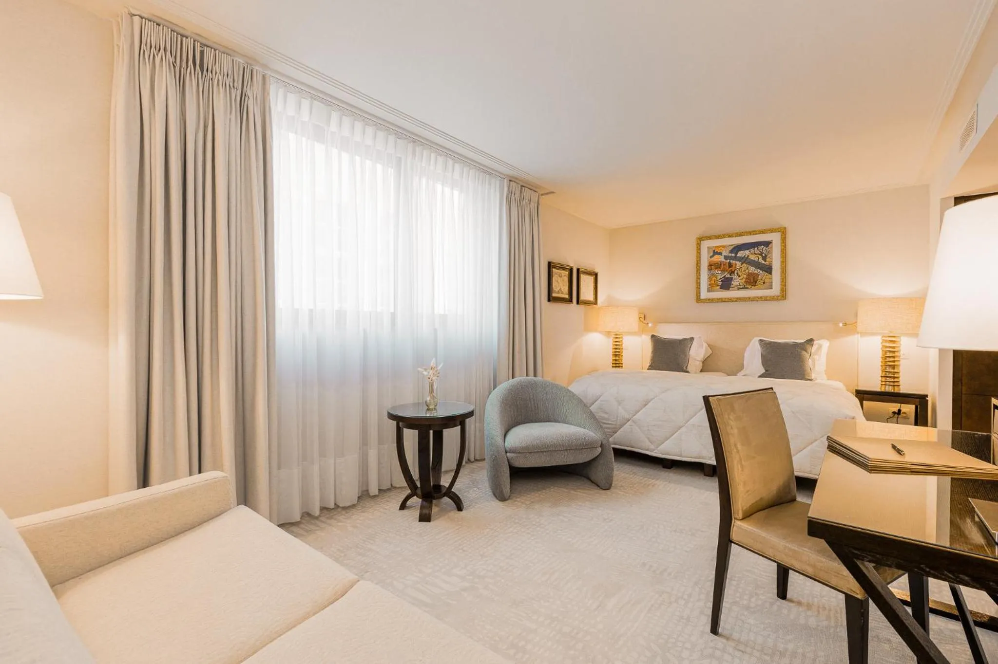 Bed in Grand Hotel Casselbergh