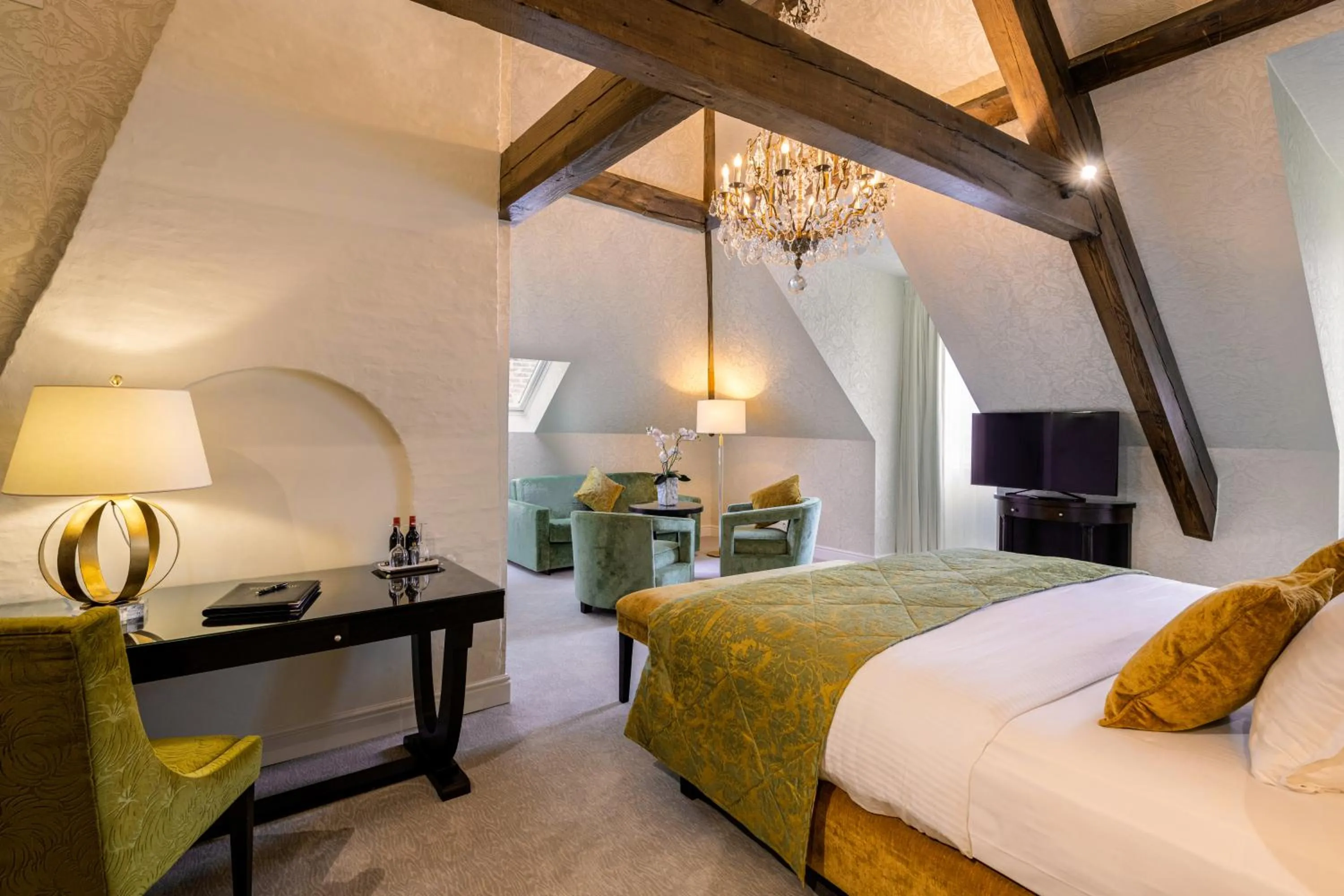 Bed in Grand Hotel Casselbergh