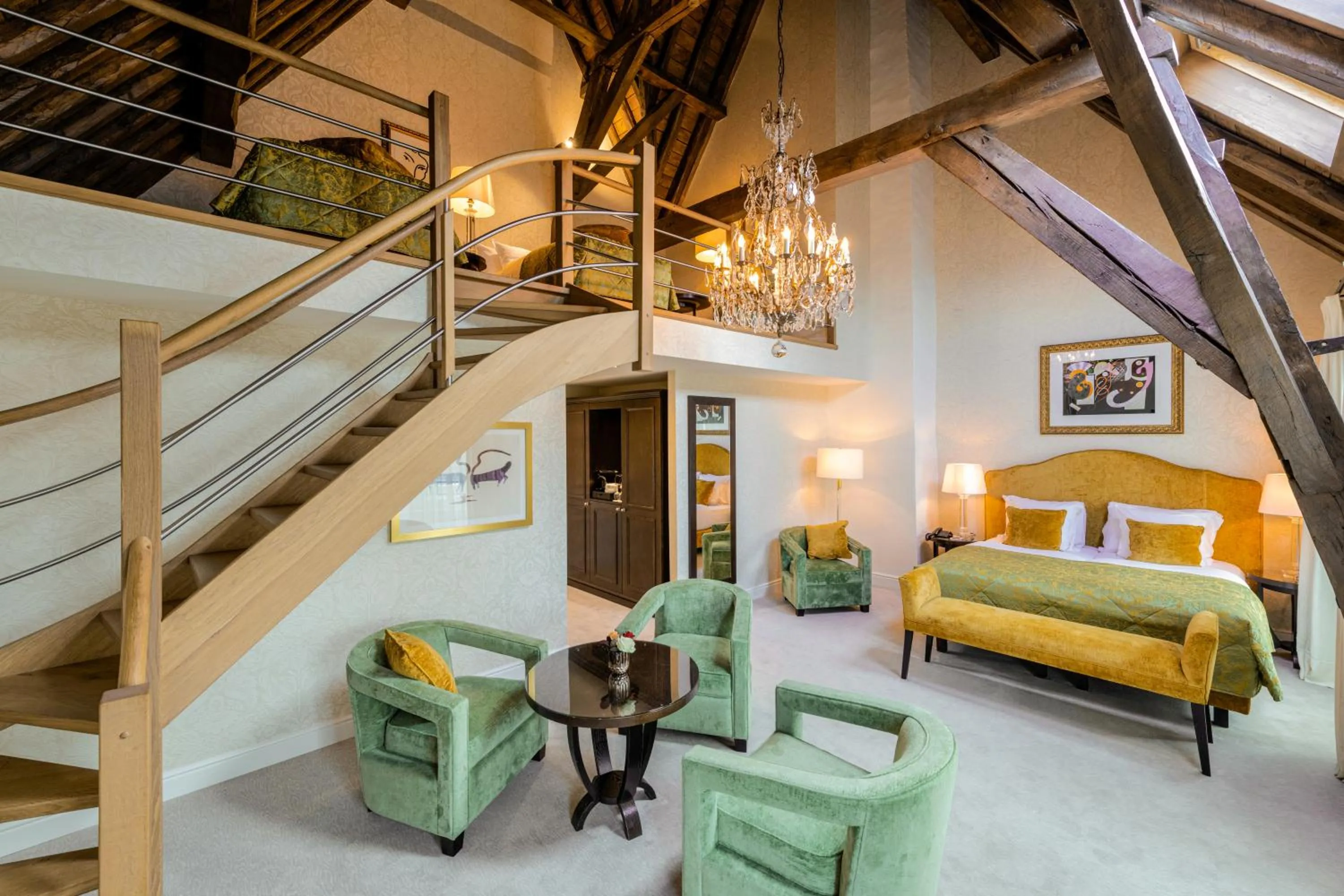 Bed in Grand Hotel Casselbergh