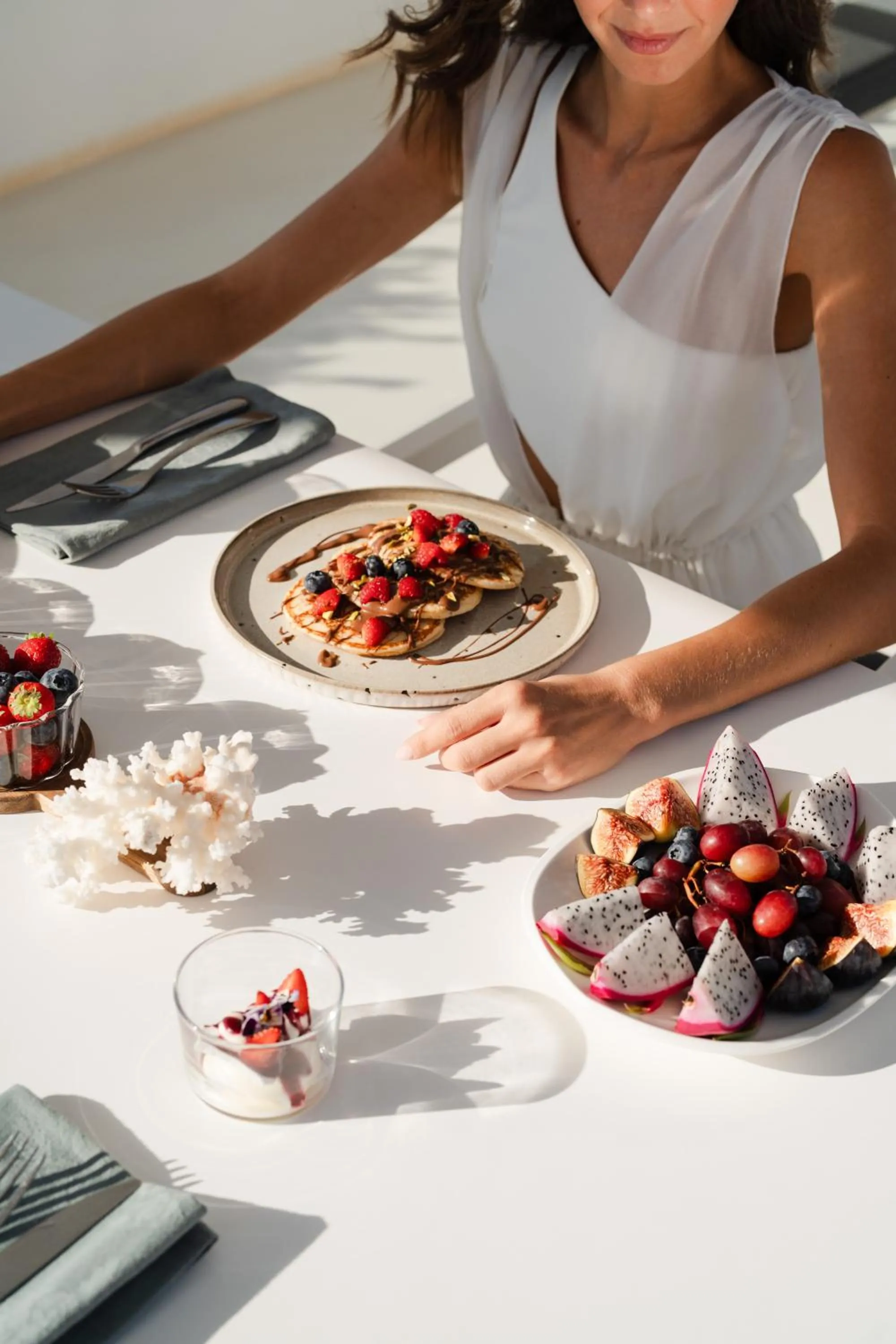 Breakfast in White Dunes Luxury Boutique Hotel
