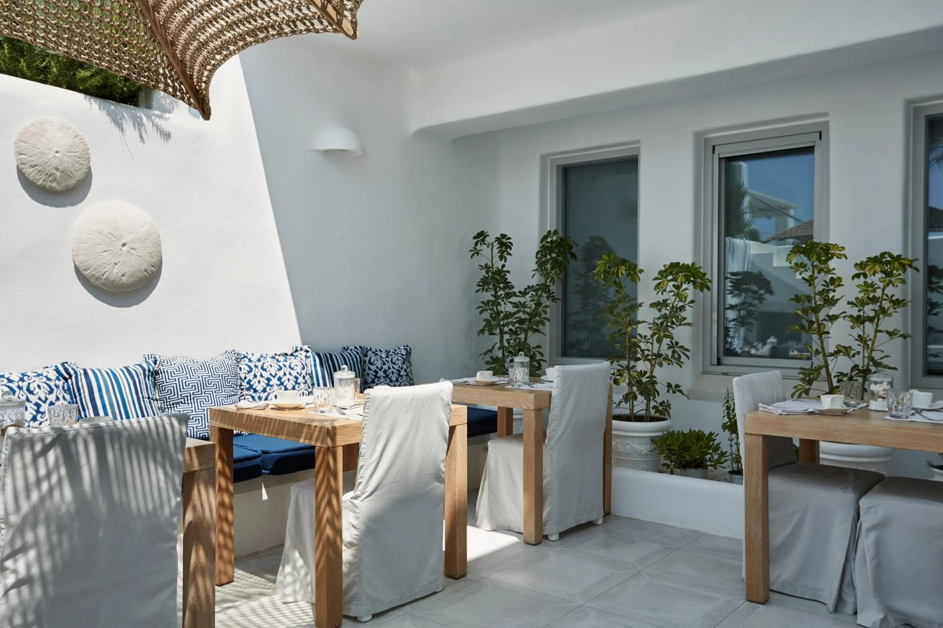 Patio in White Dunes Luxury Boutique Hotel