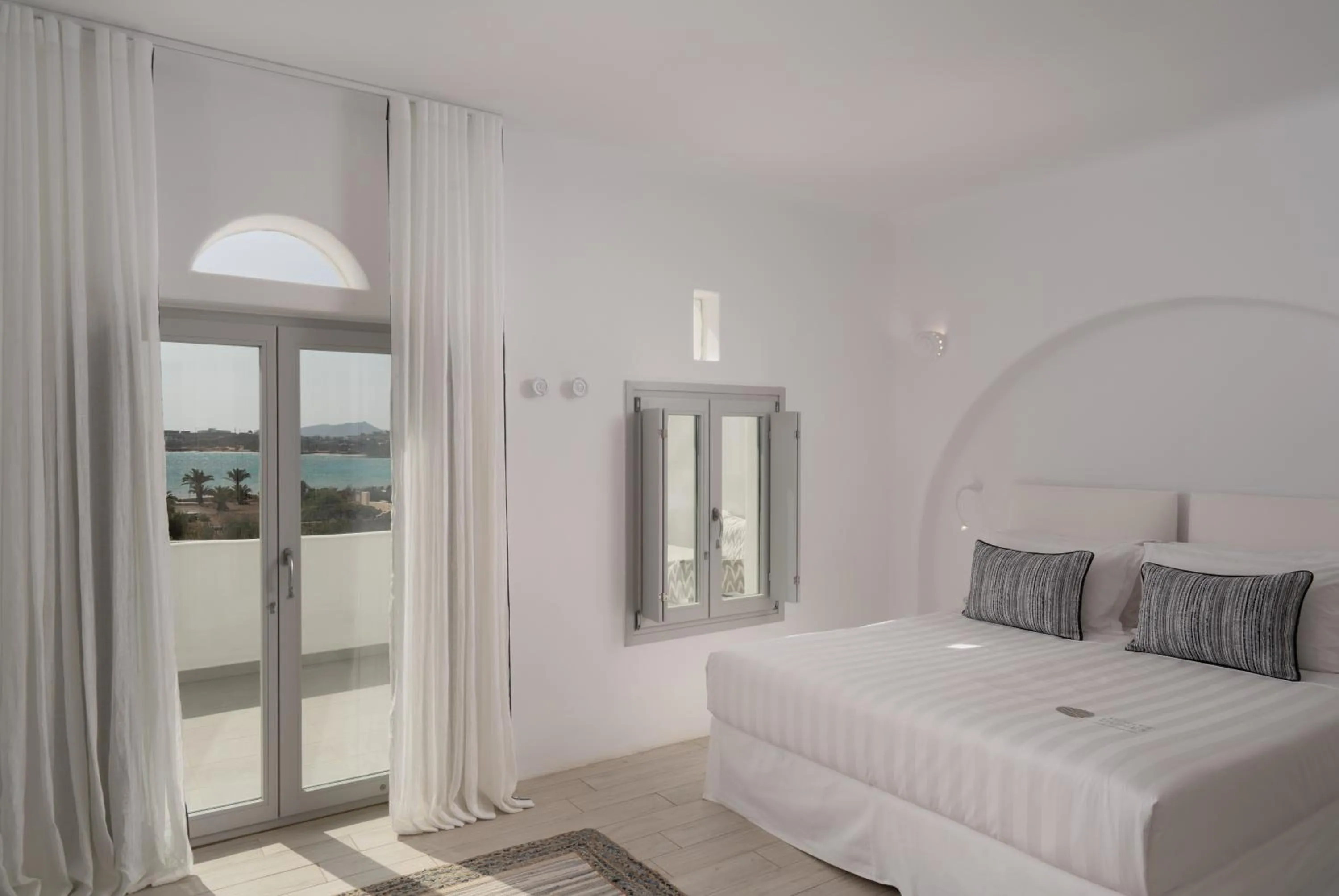 Bedroom, Bed in White Dunes Luxury Boutique Hotel