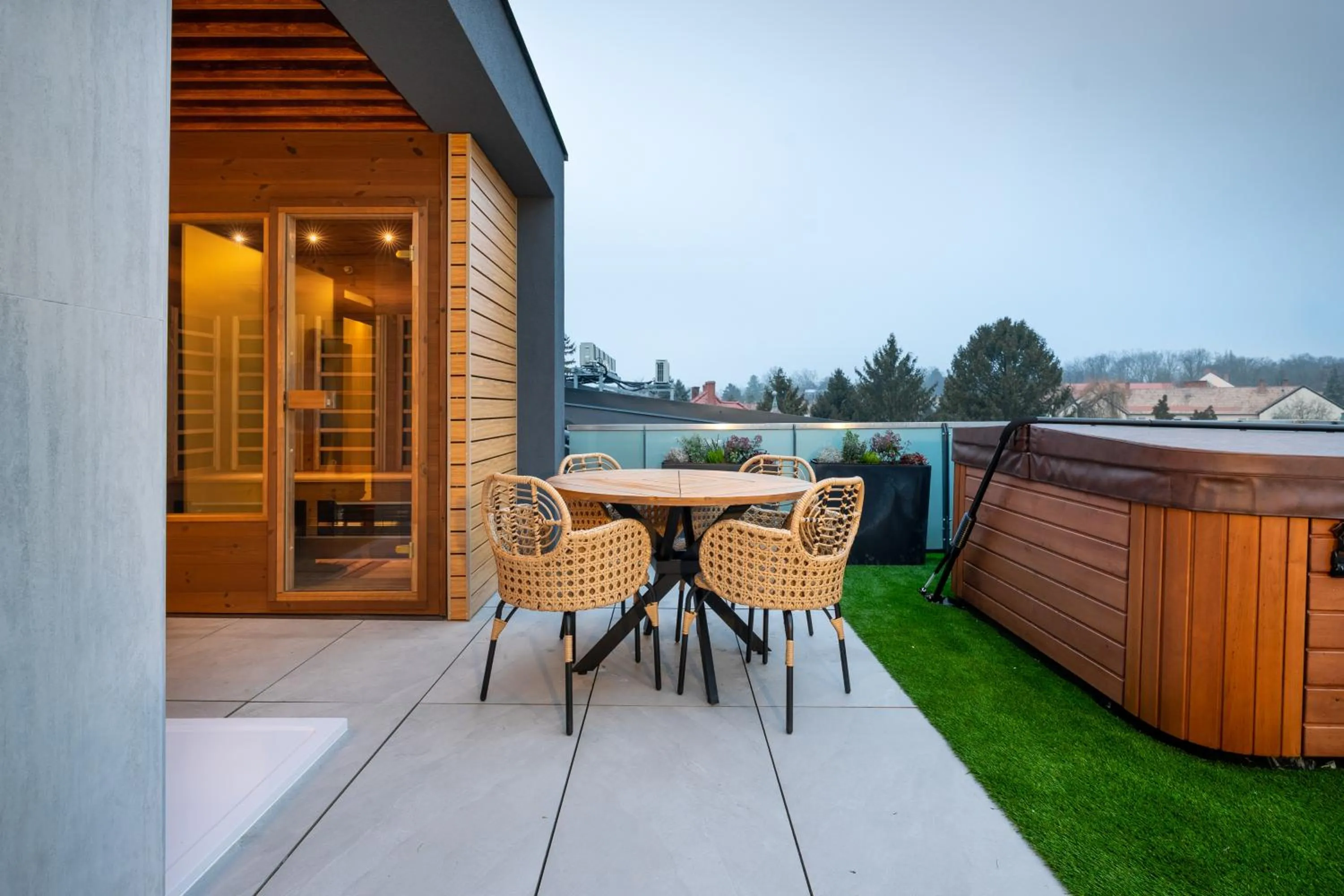 Sauna in Onyx Luxury