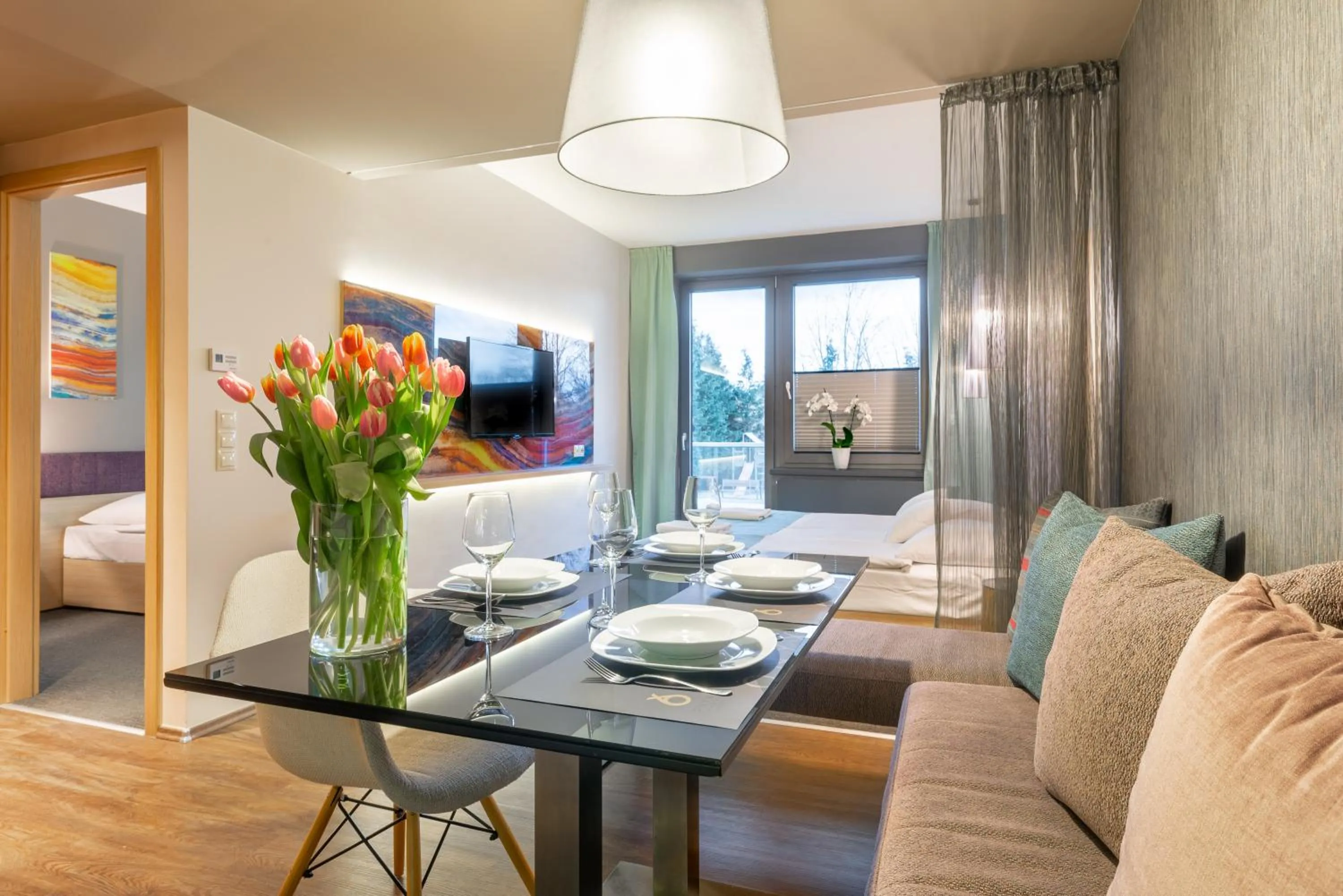 Dining area in Onyx Luxury