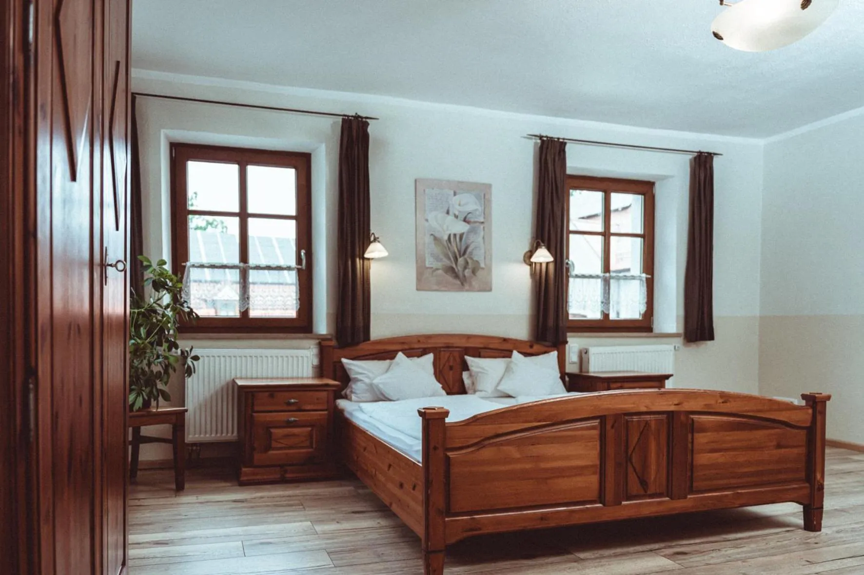 Bed in Landhotel Kahrmühle
