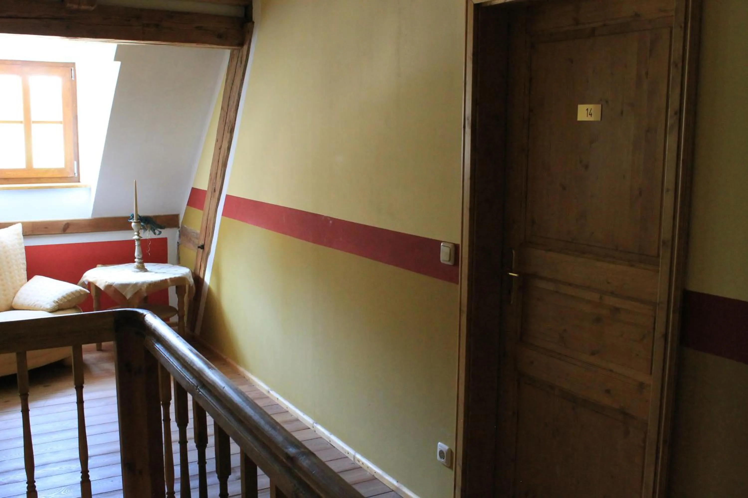 Property building, Bed in Landhotel Kahrmühle