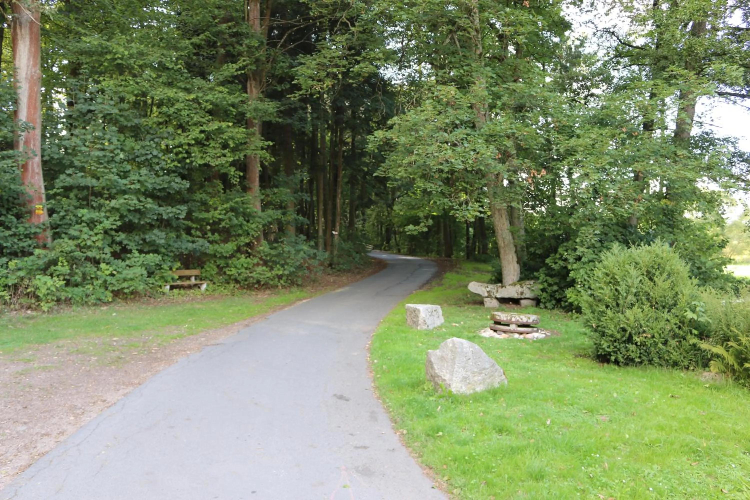 Garden view in Landhotel Kahrmühle
