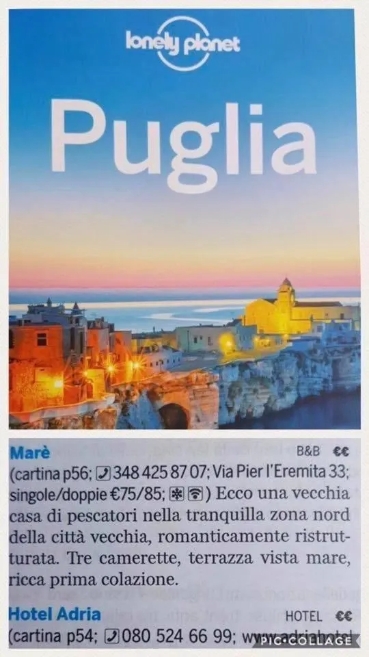 Logo/Certificate/Sign in Marè Rooms Bari old town center