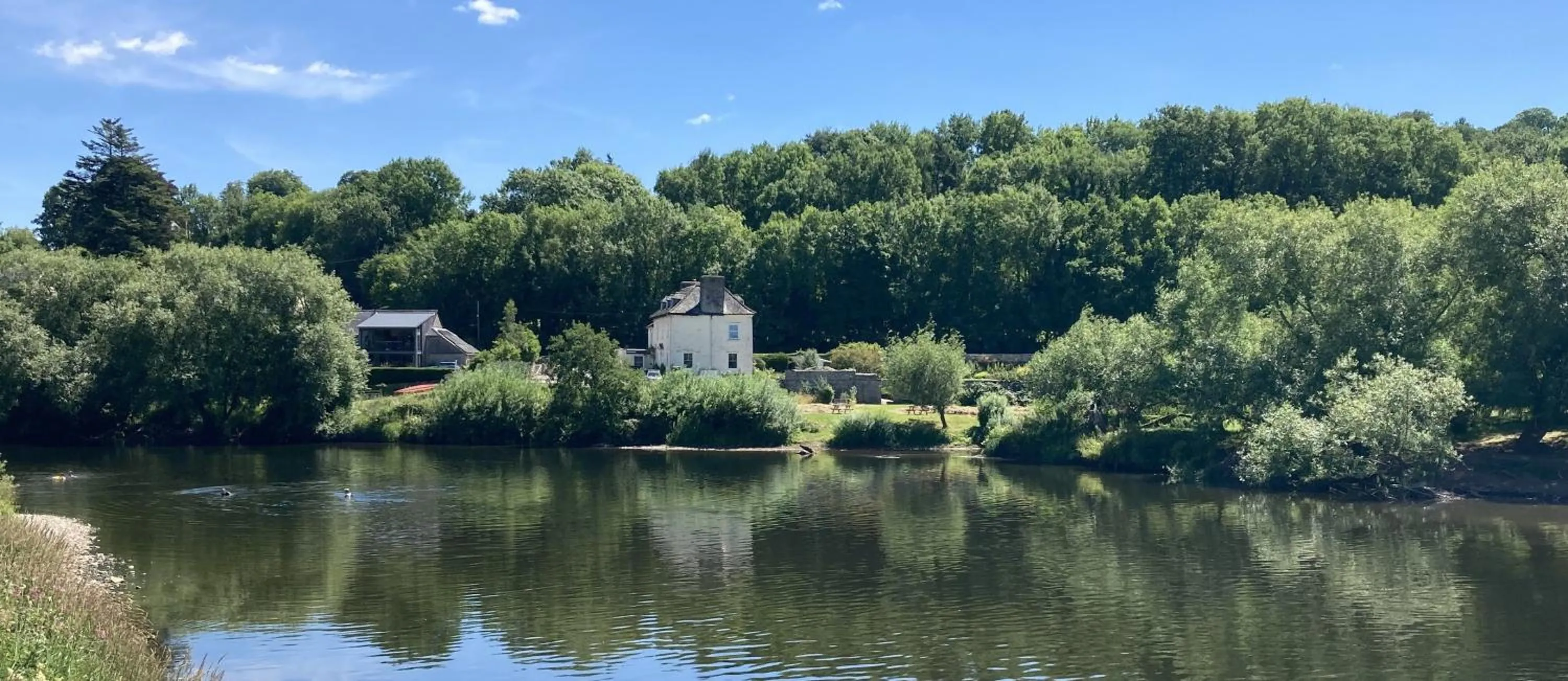 Canoeing in Aberllynfi Riverside Guest House