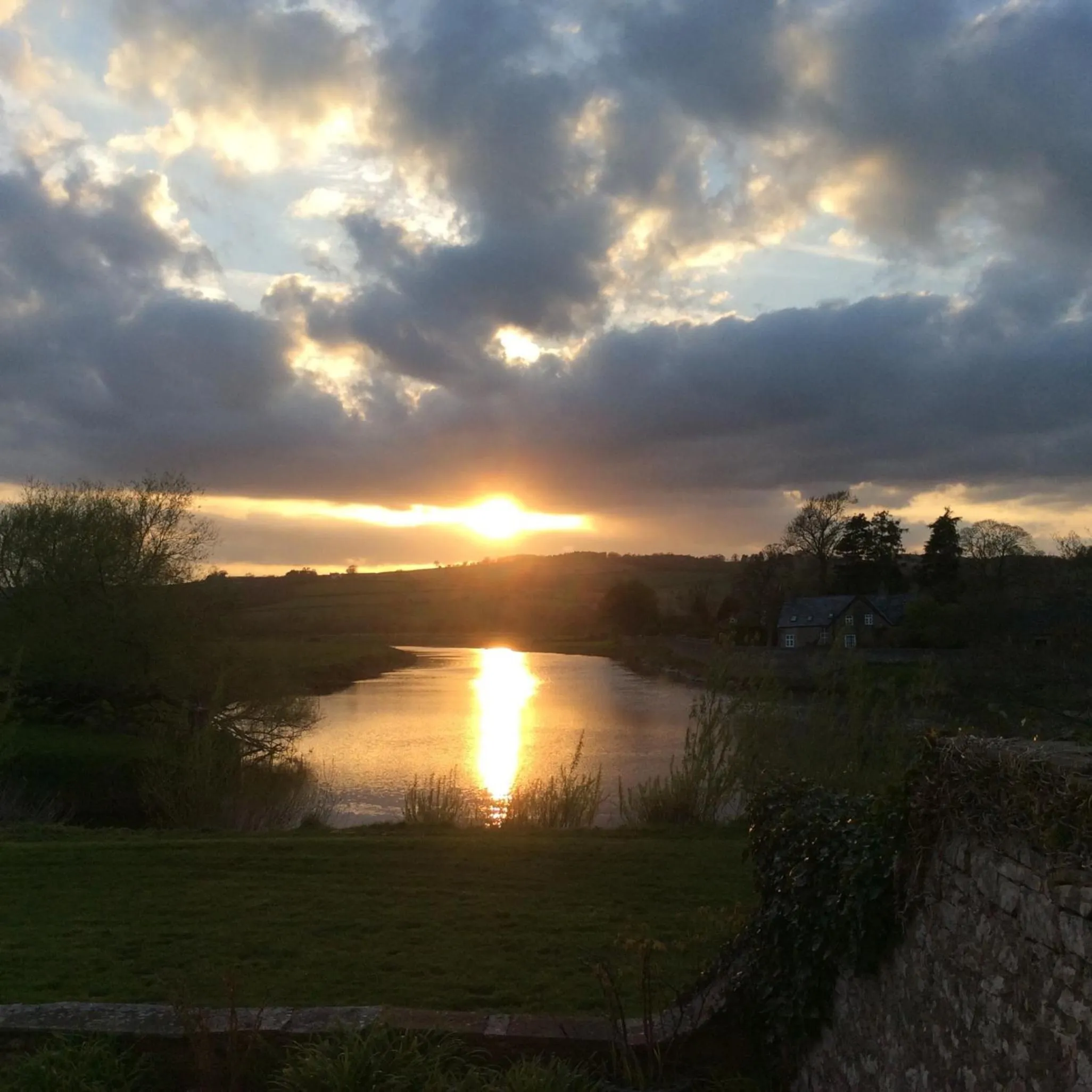 Garden view in Aberllynfi Riverside Guest House