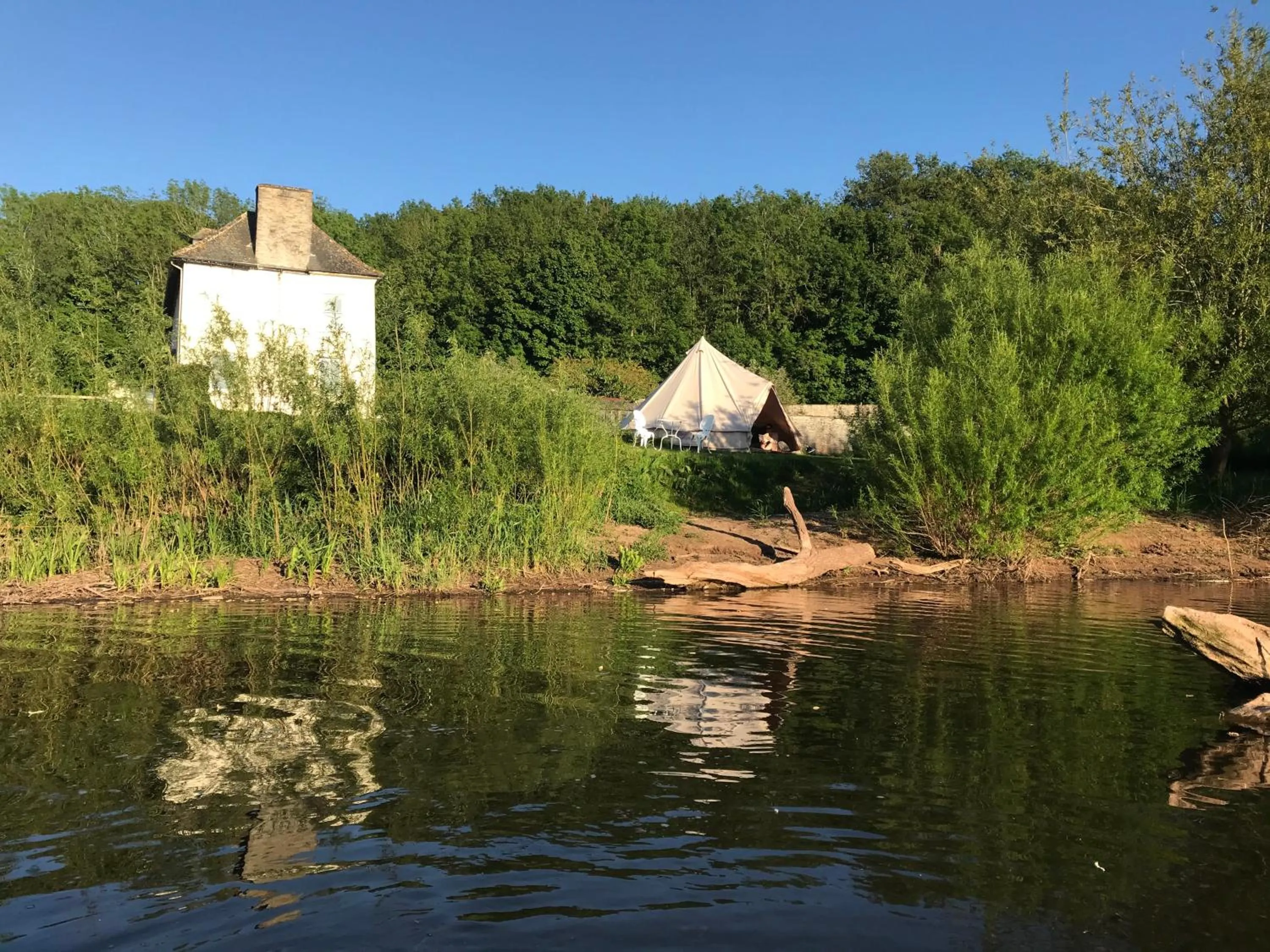 River view in Aberllynfi Riverside Guest House
