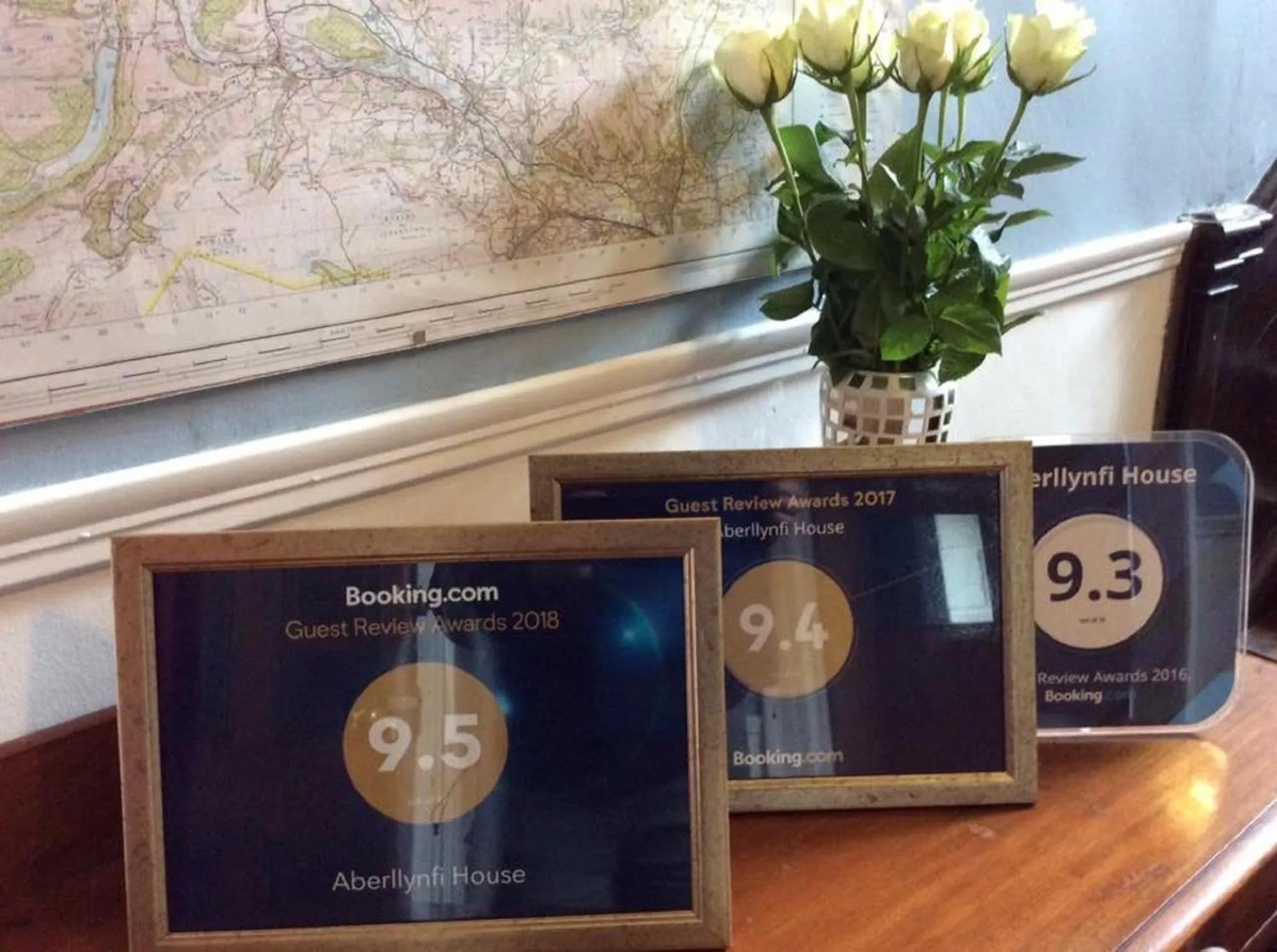 Certificate/Award in Aberllynfi Riverside Guest House