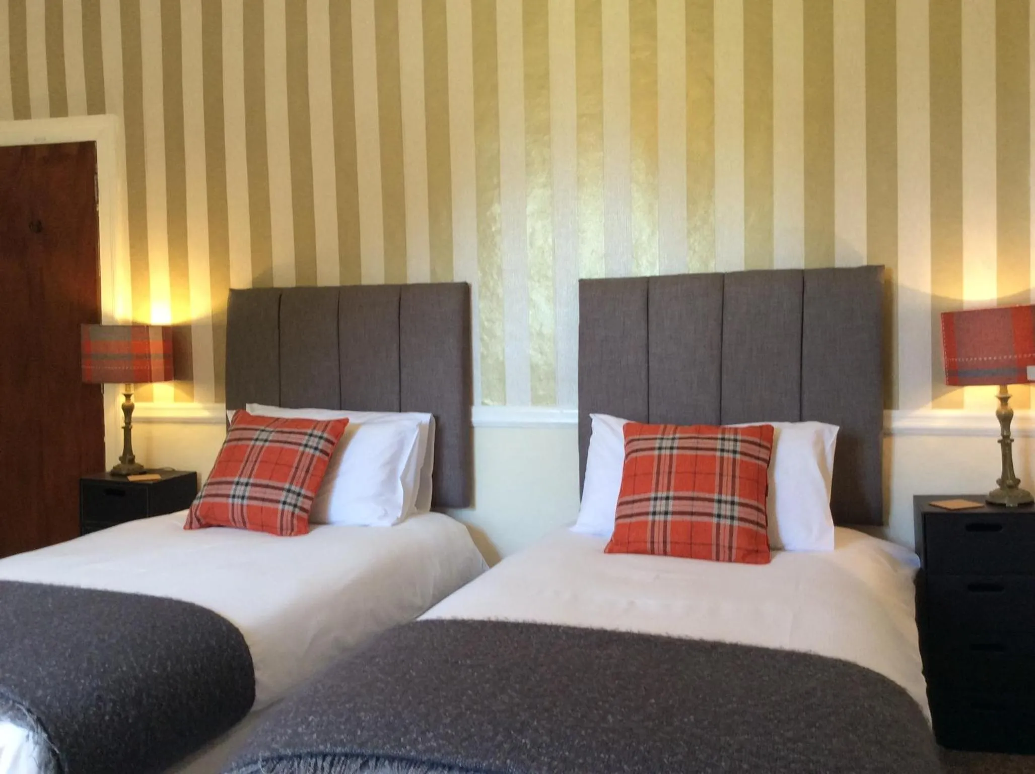 Bed in Aberllynfi Riverside Guest House