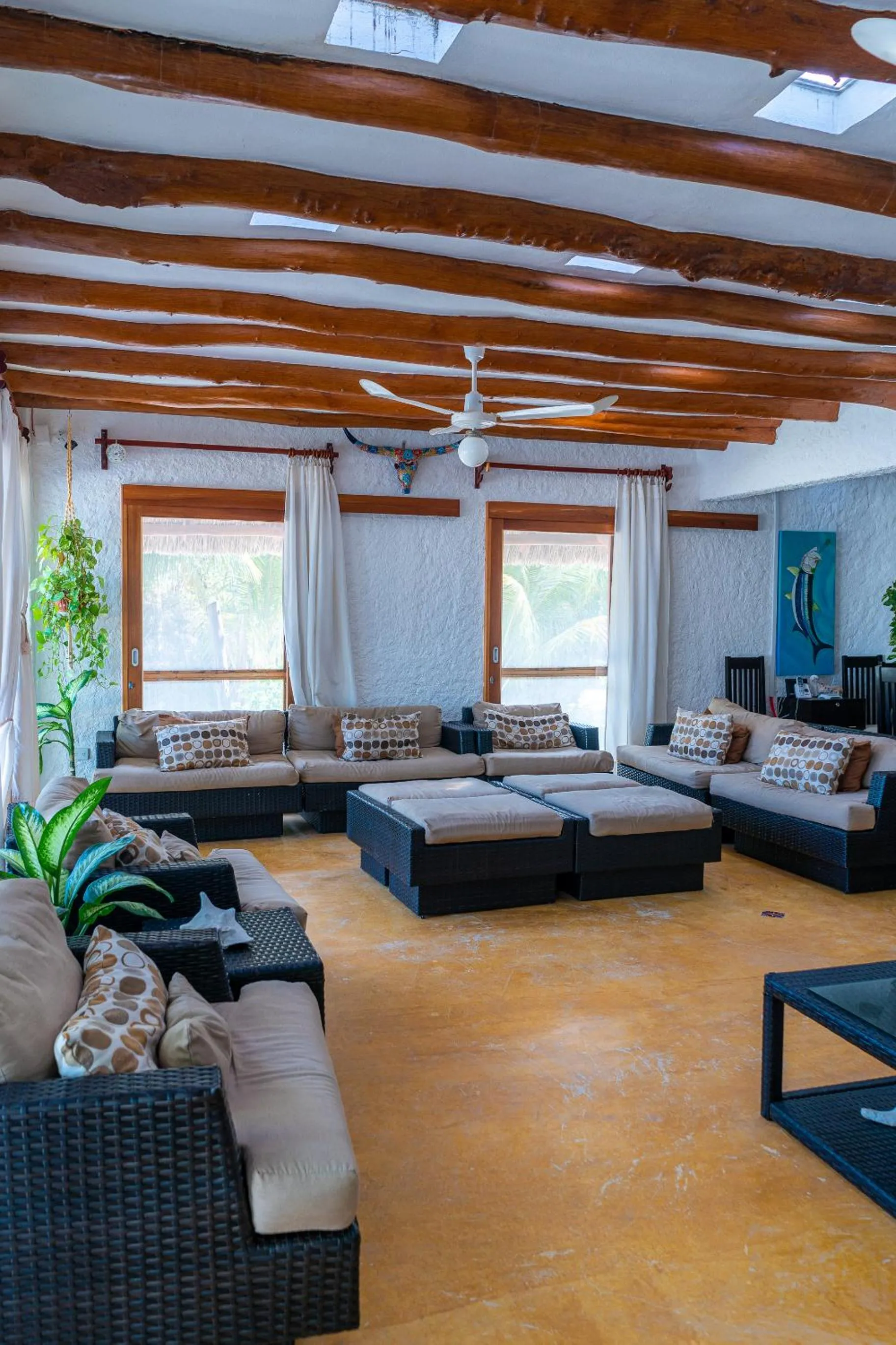 Living room, Bed in Casa Luz Beach Front Holbox