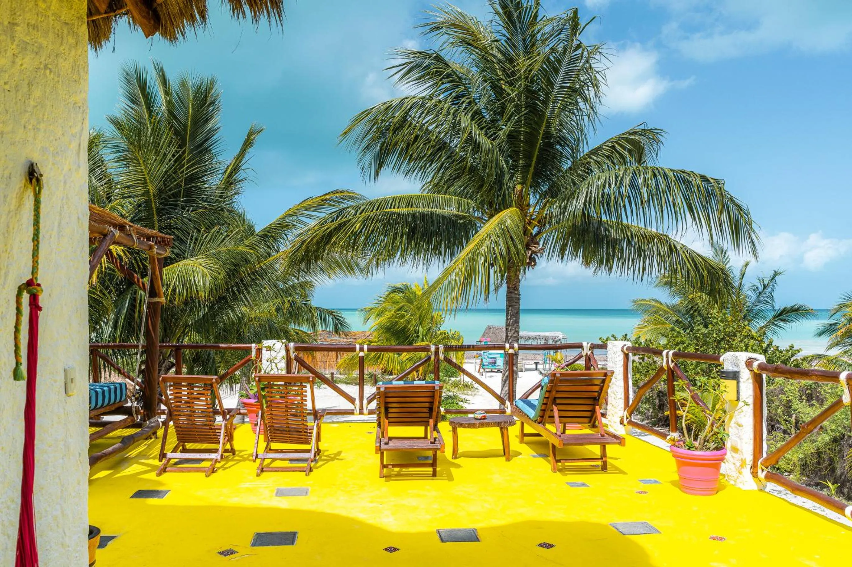Balcony/Terrace in Casa Luz Beach Front Holbox