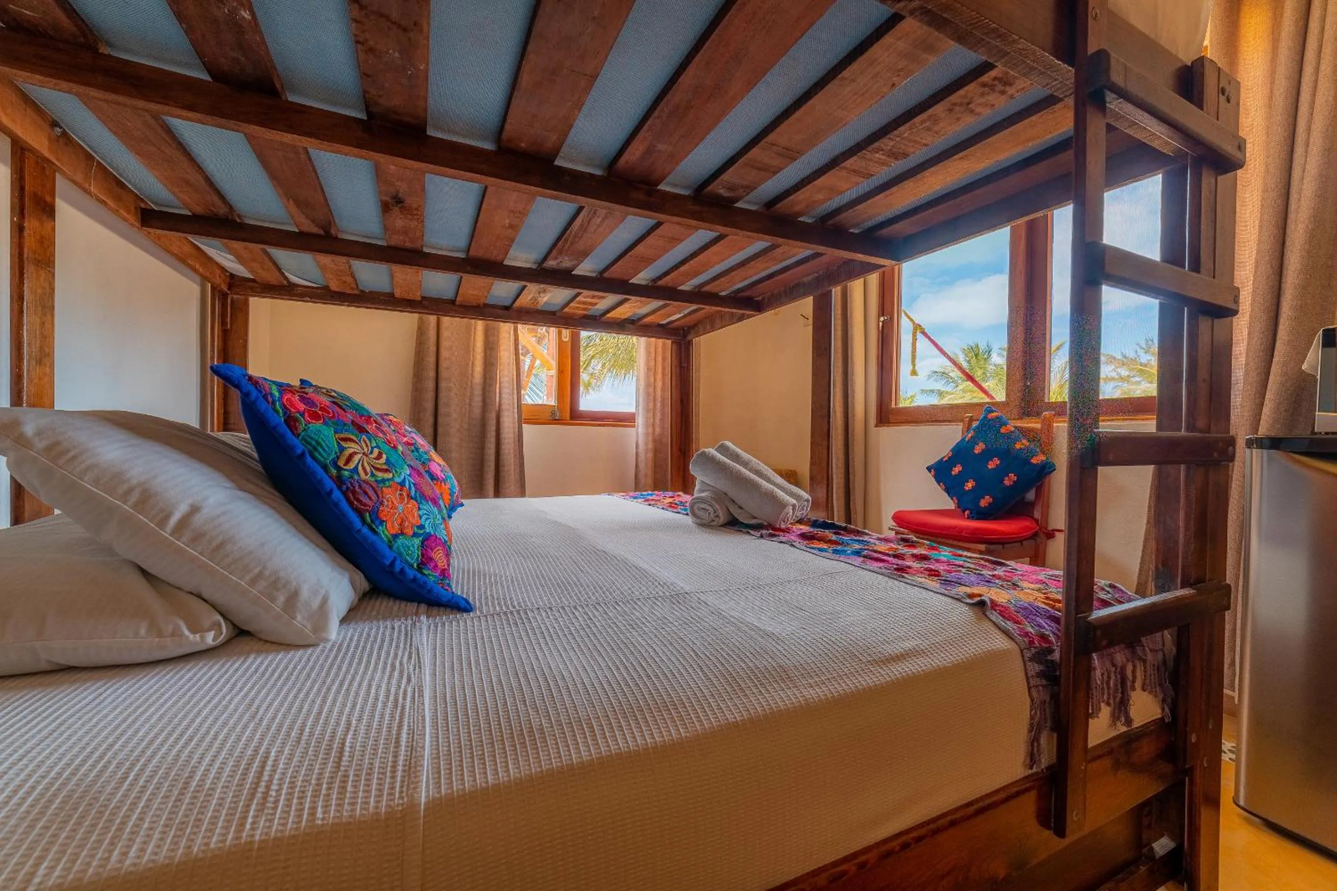 group of guests, Bed in Casa Luz Beach Front Holbox
