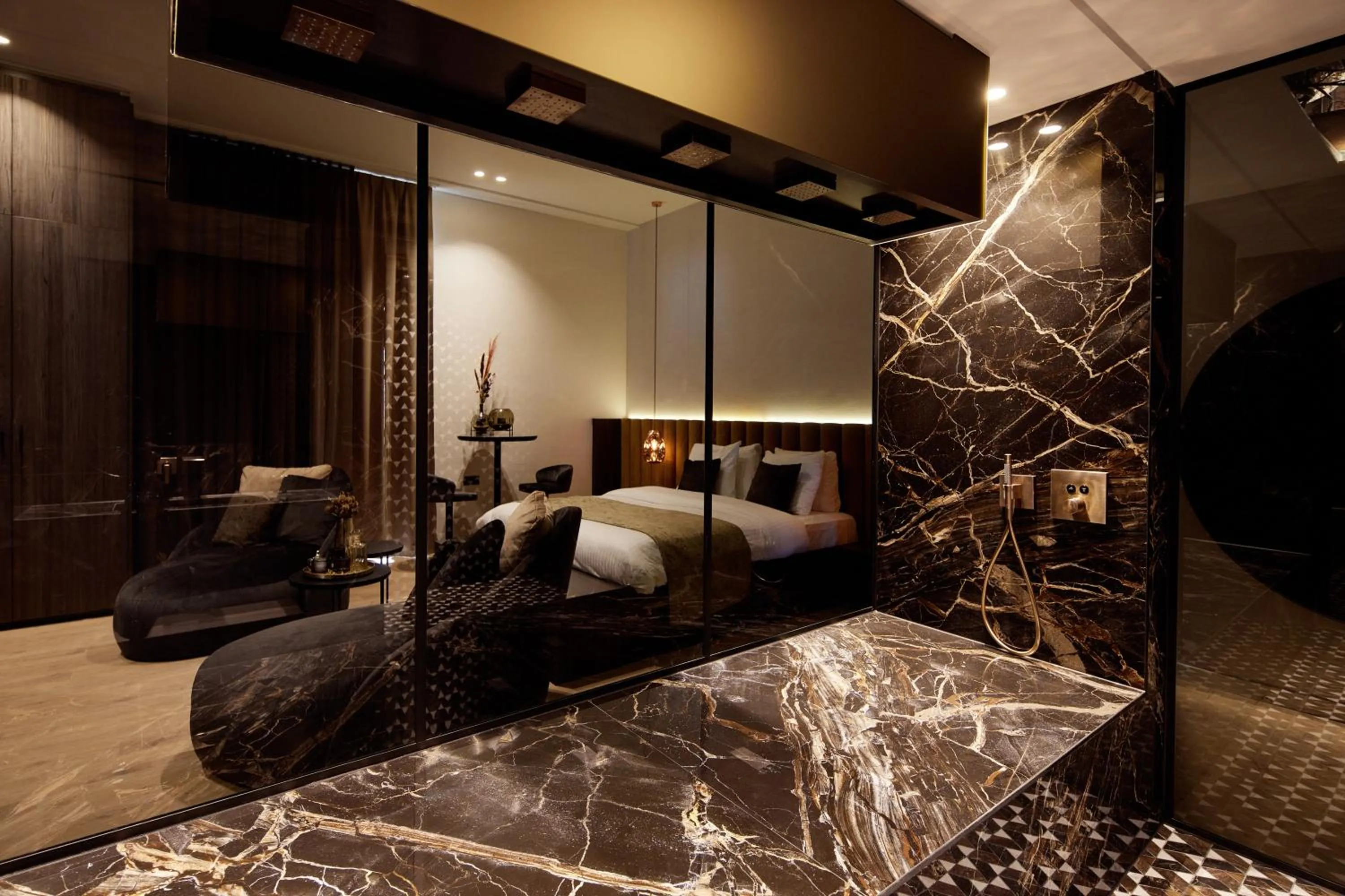 Bathroom, Bed in Van der Valk Hotel Beveren