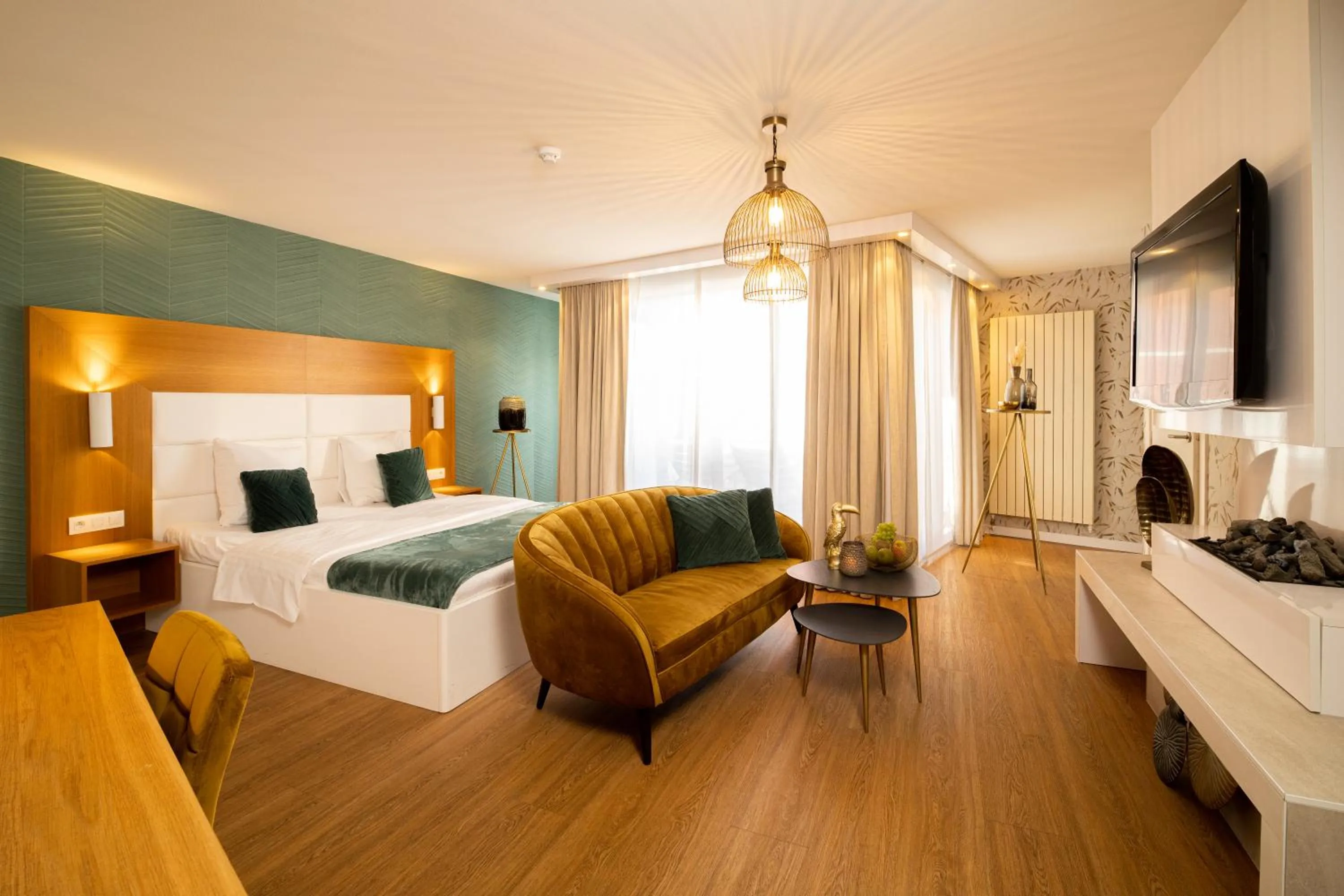 Seating area, Bed in Van der Valk Hotel Beveren